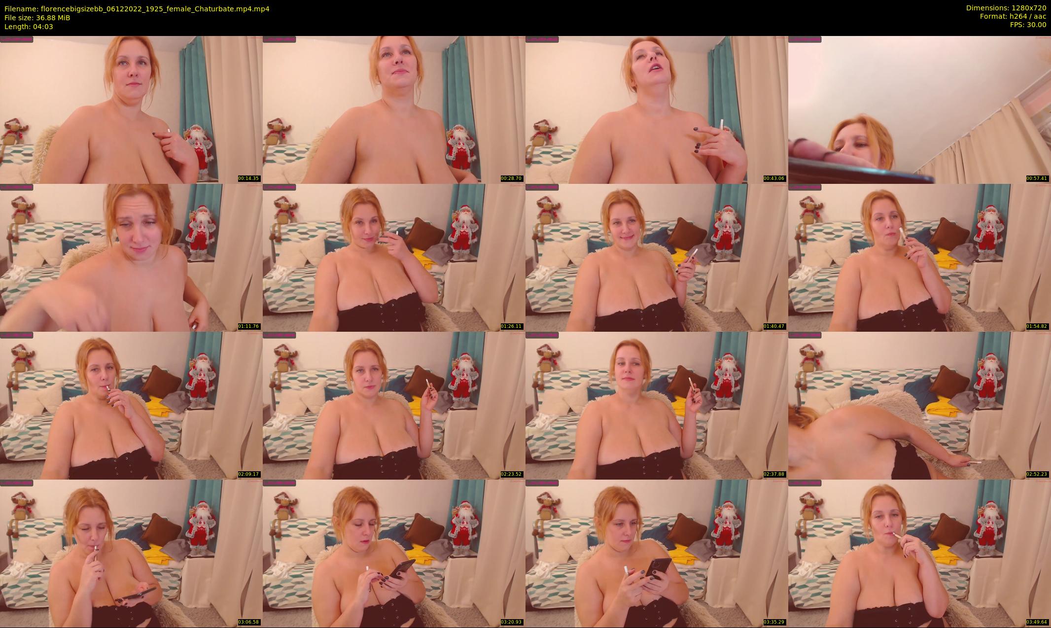 florencebigsizebb — 5 minute Chaturbate female cam show recording, 720p, Dec 6, 2022