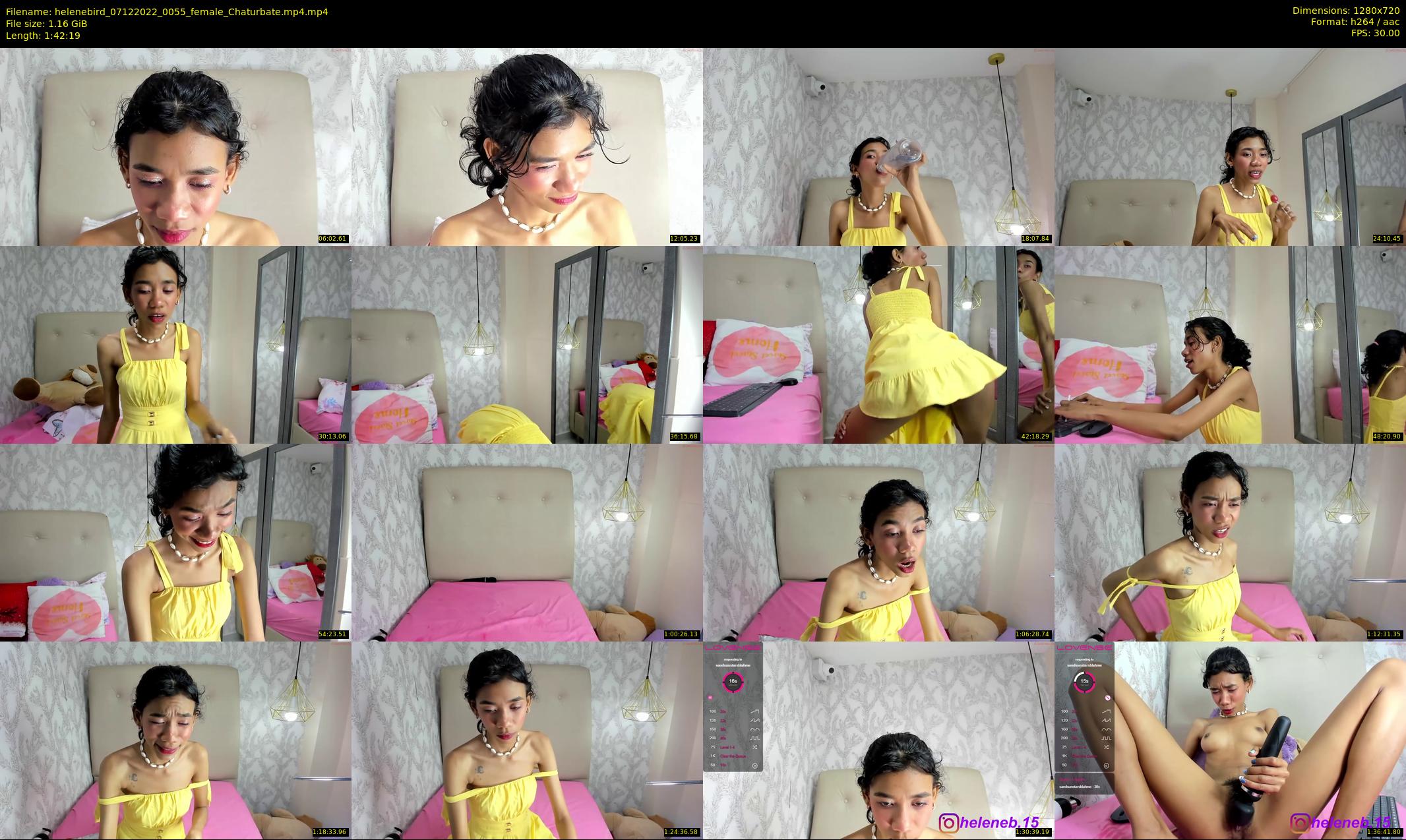 helenebird — 103 minute Chaturbate female cam show recording, 720p, Dec 7, 2022