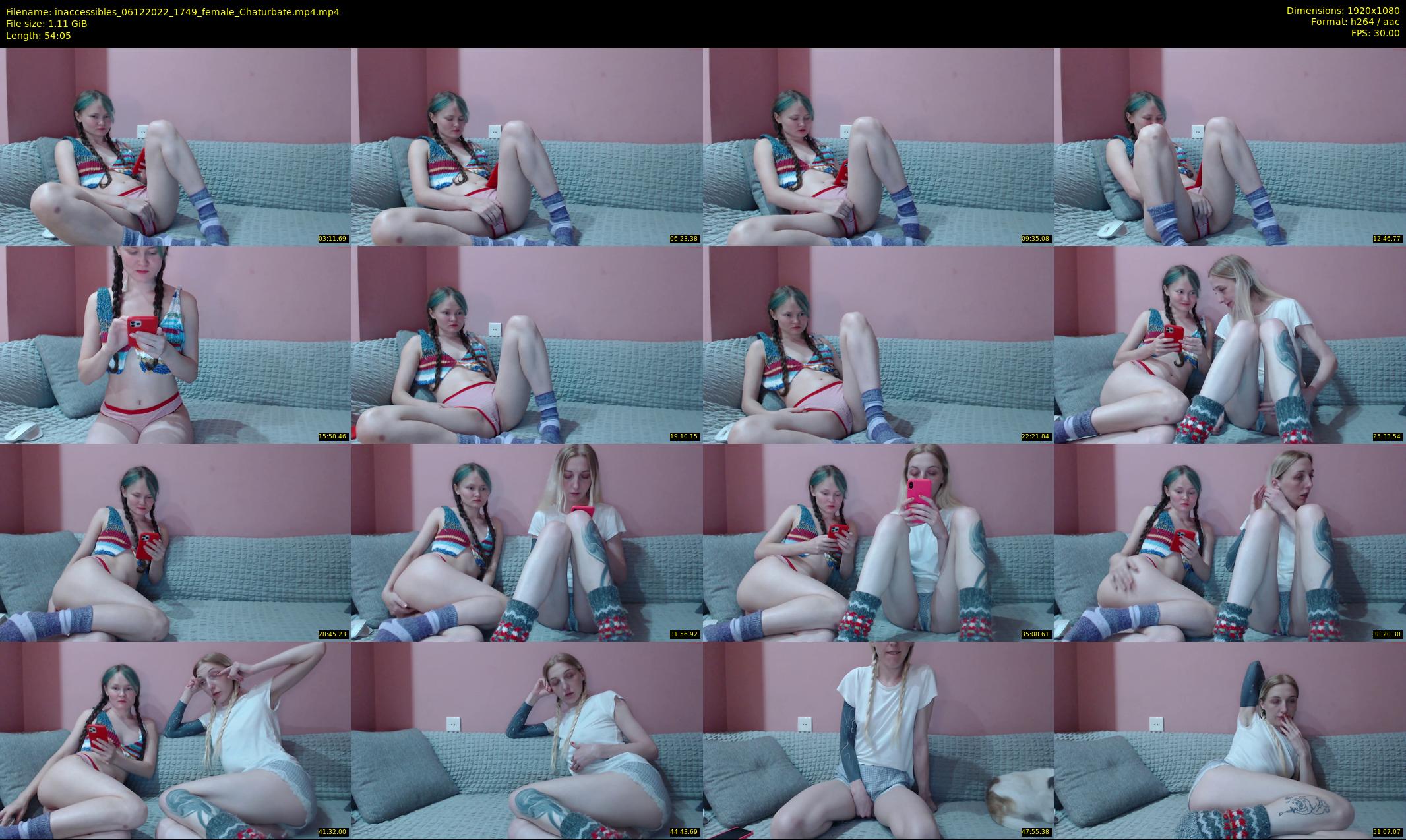inaccessibles — 55 minute Chaturbate female cam show recording, 1080p, Dec 6, 2022