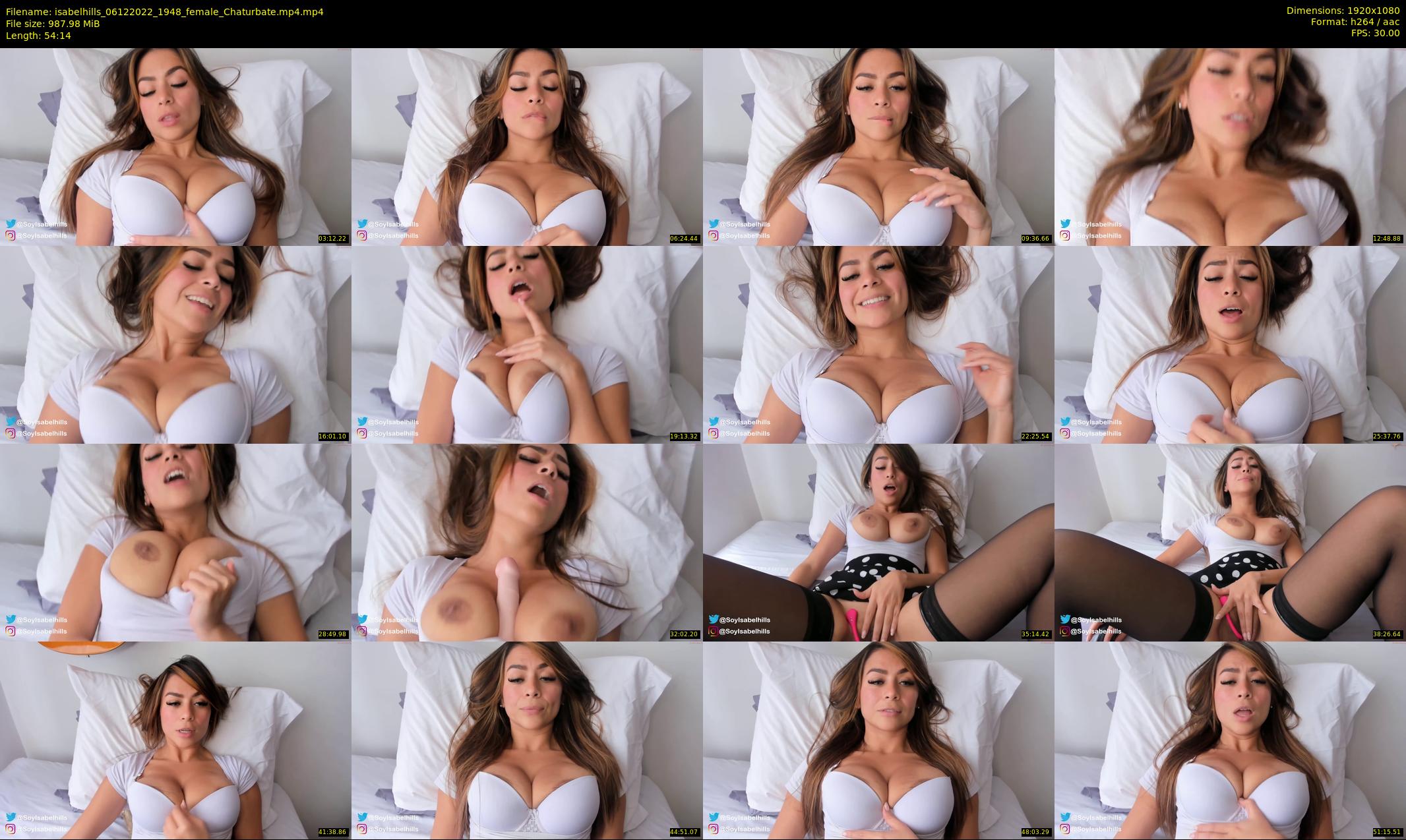 isabelhills — 55 minute Chaturbate female cam show recording, 1080p, Dec 6, 2022
