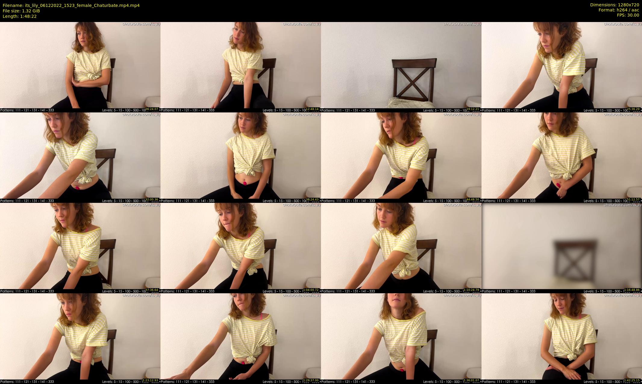 its_lily — 109 minute Chaturbate female cam show recording, 720p, Dec 6, 2022
