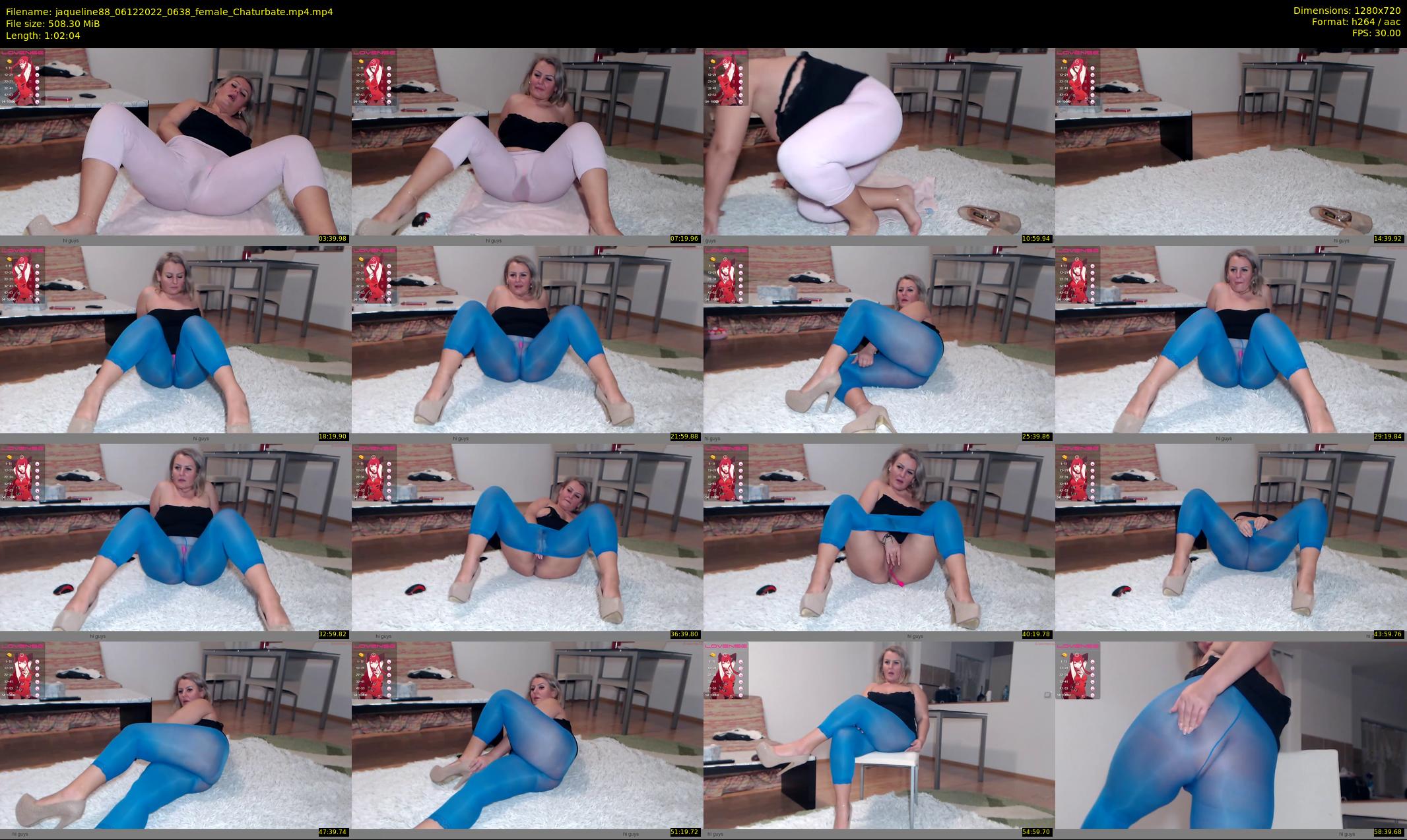 jaqueline88 — 63 minute Chaturbate female cam show recording, 720p, Dec 6, 2022