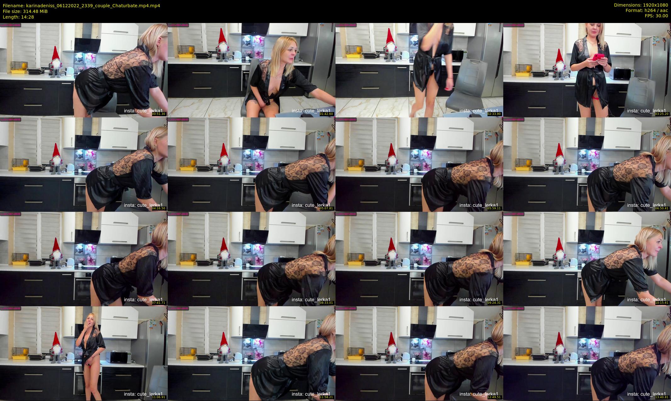 karinadeniss — 15 minute Chaturbate couple cam show recording, 1080p, Dec 6, 2022