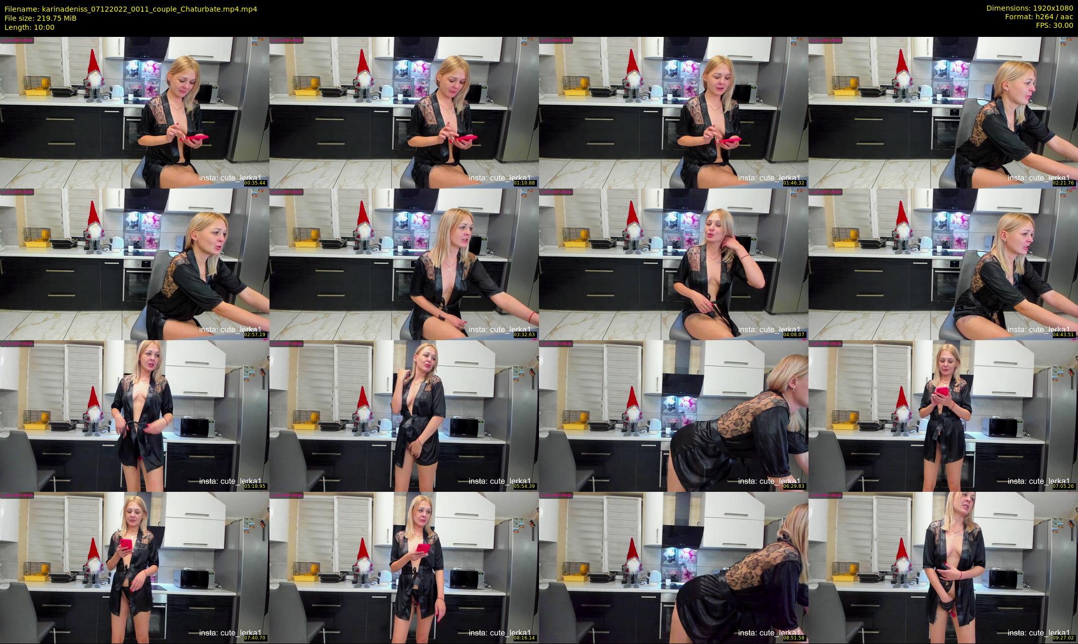 karinadeniss — 10 minute Chaturbate couple cam show recording, 1080p, Dec 7, 2022