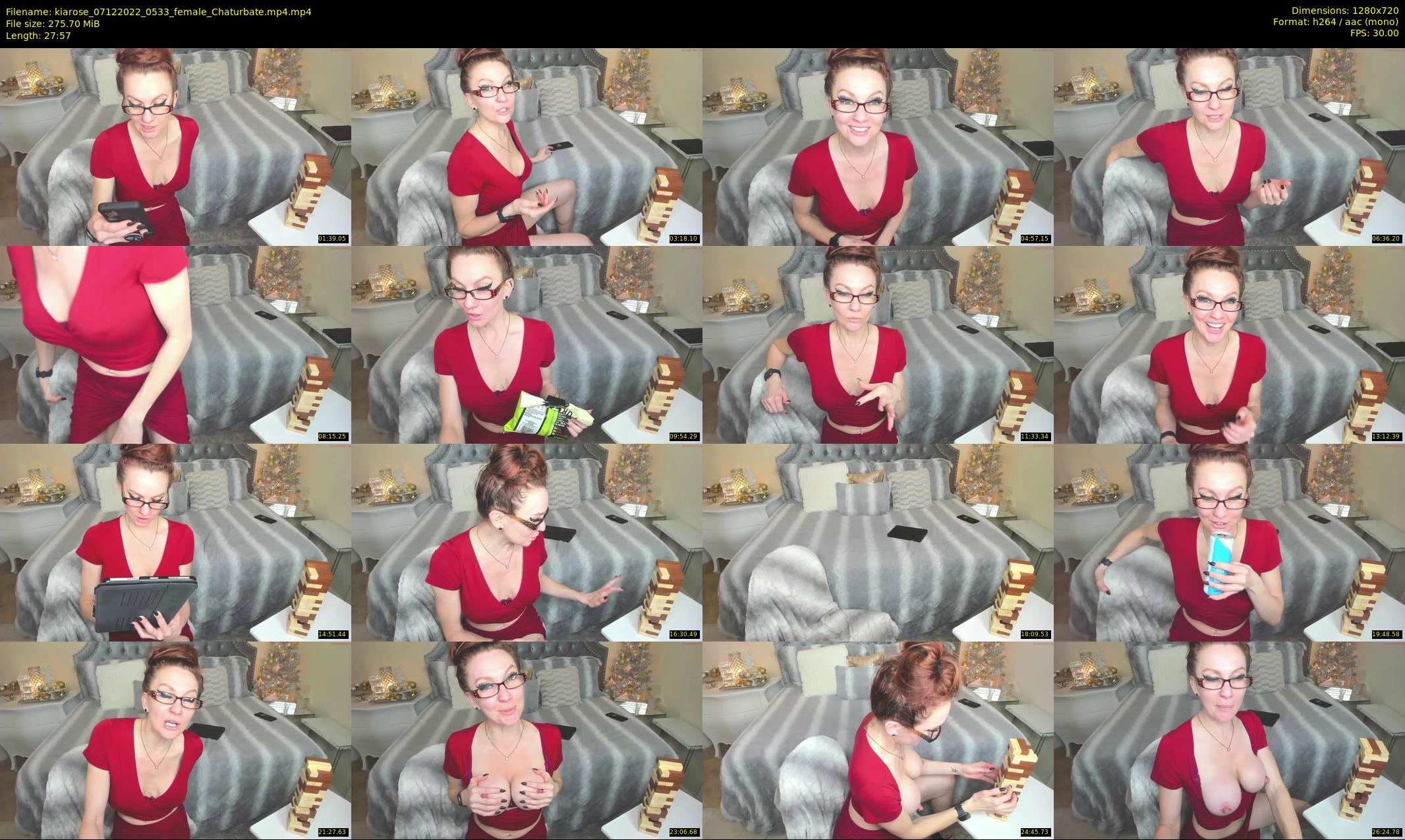 kiarose — 28 minute Chaturbate female cam show recording, 720p, Dec 7, 2022