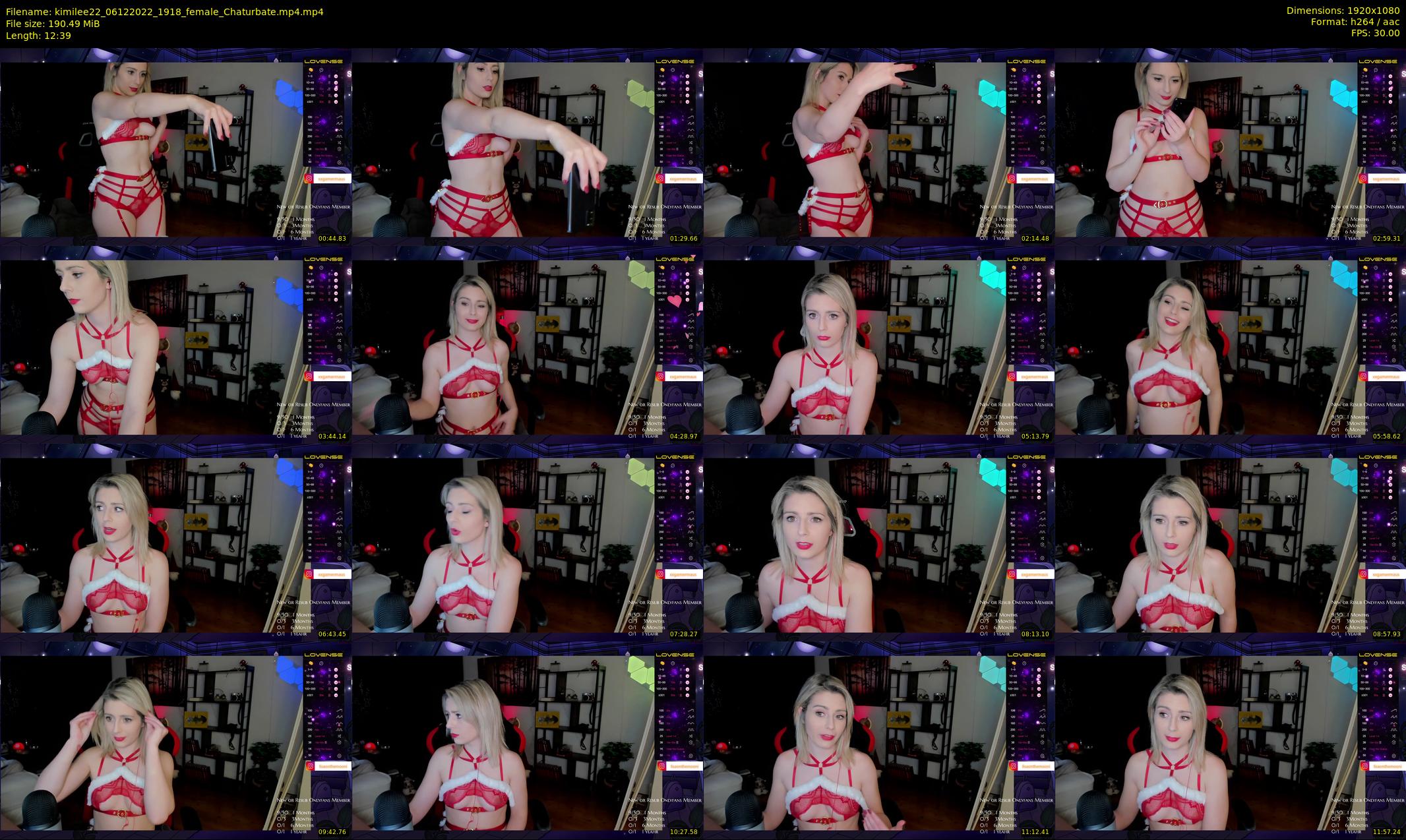 kimilee22 — 13 minute Chaturbate female cam show recording, 1080p, Dec 6, 2022