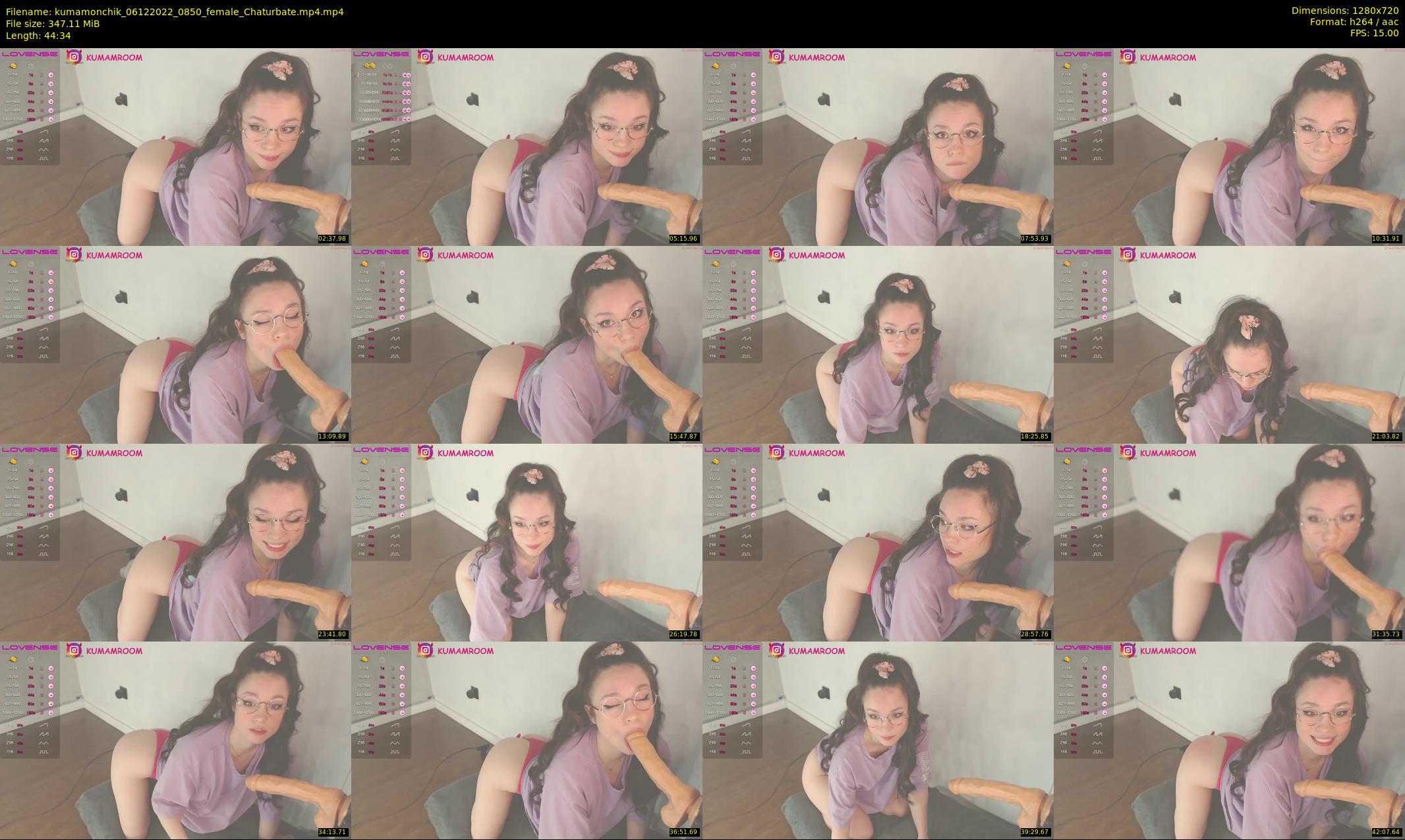 kumamonchik — 45 minute Chaturbate couple cam show recording, 720p, Dec 6, 2022