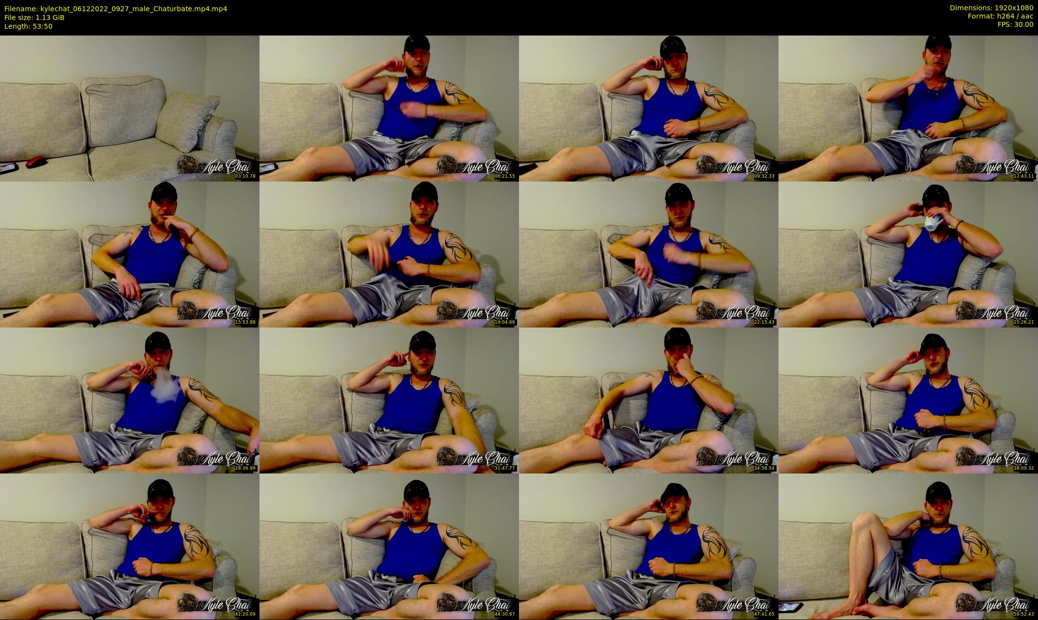 kylechat — 54 minute Chaturbate male cam show recording, 1080p, Dec 6, 2022