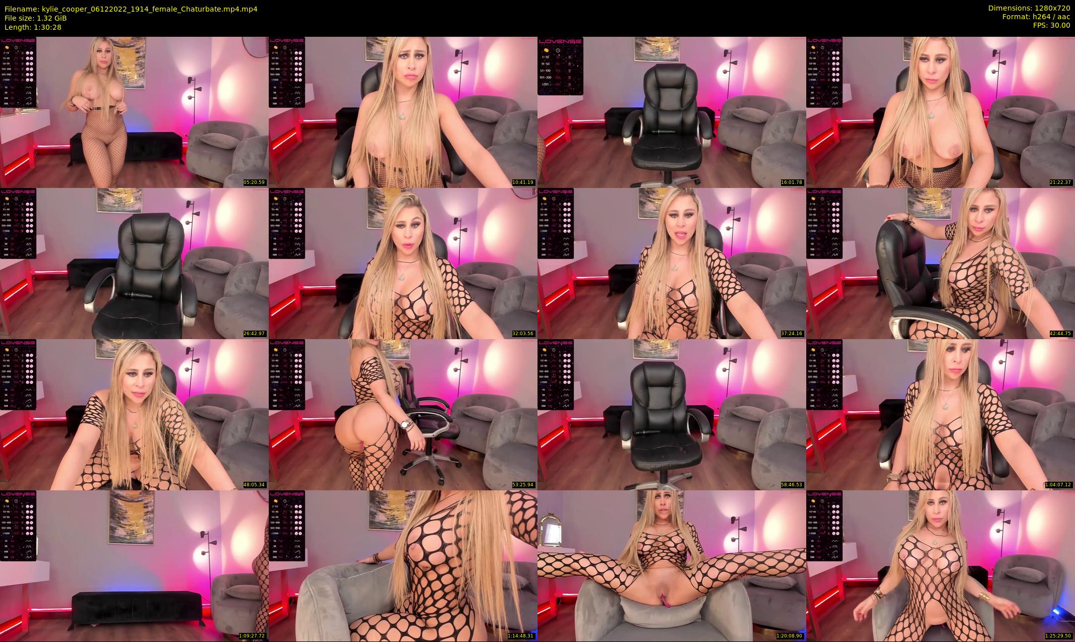 kylie_cooper — 91 minute Chaturbate female cam show recording, 720p, Dec 6, 2022