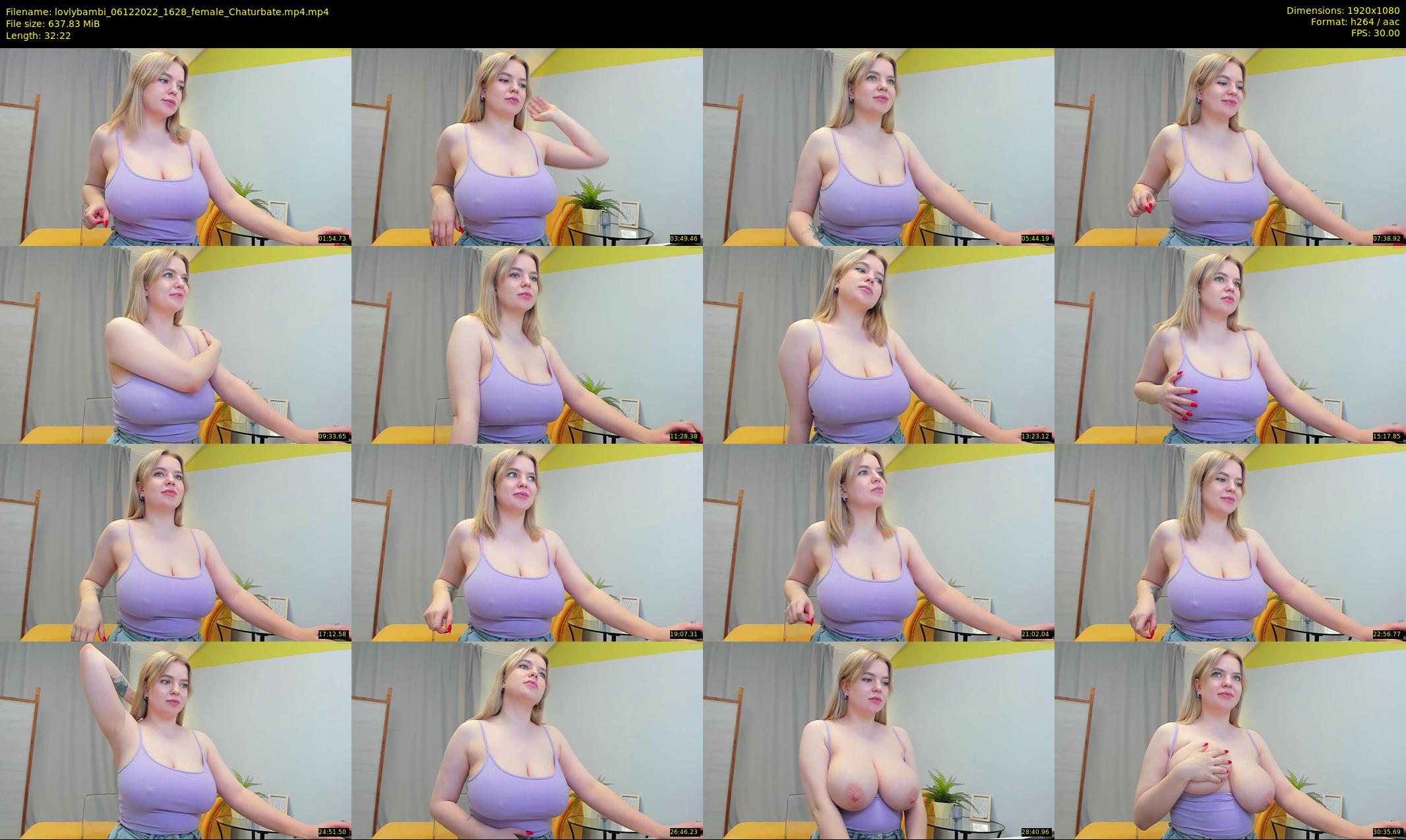 lovlybambi — 33 minute Chaturbate female cam show recording, 1080p, Dec 6, 2022