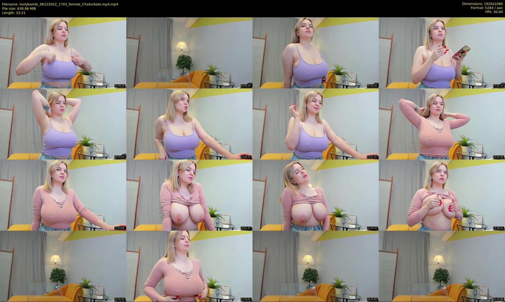 lovlybambi — 34 minute Chaturbate female cam show recording, 1080p, Dec 6, 2022