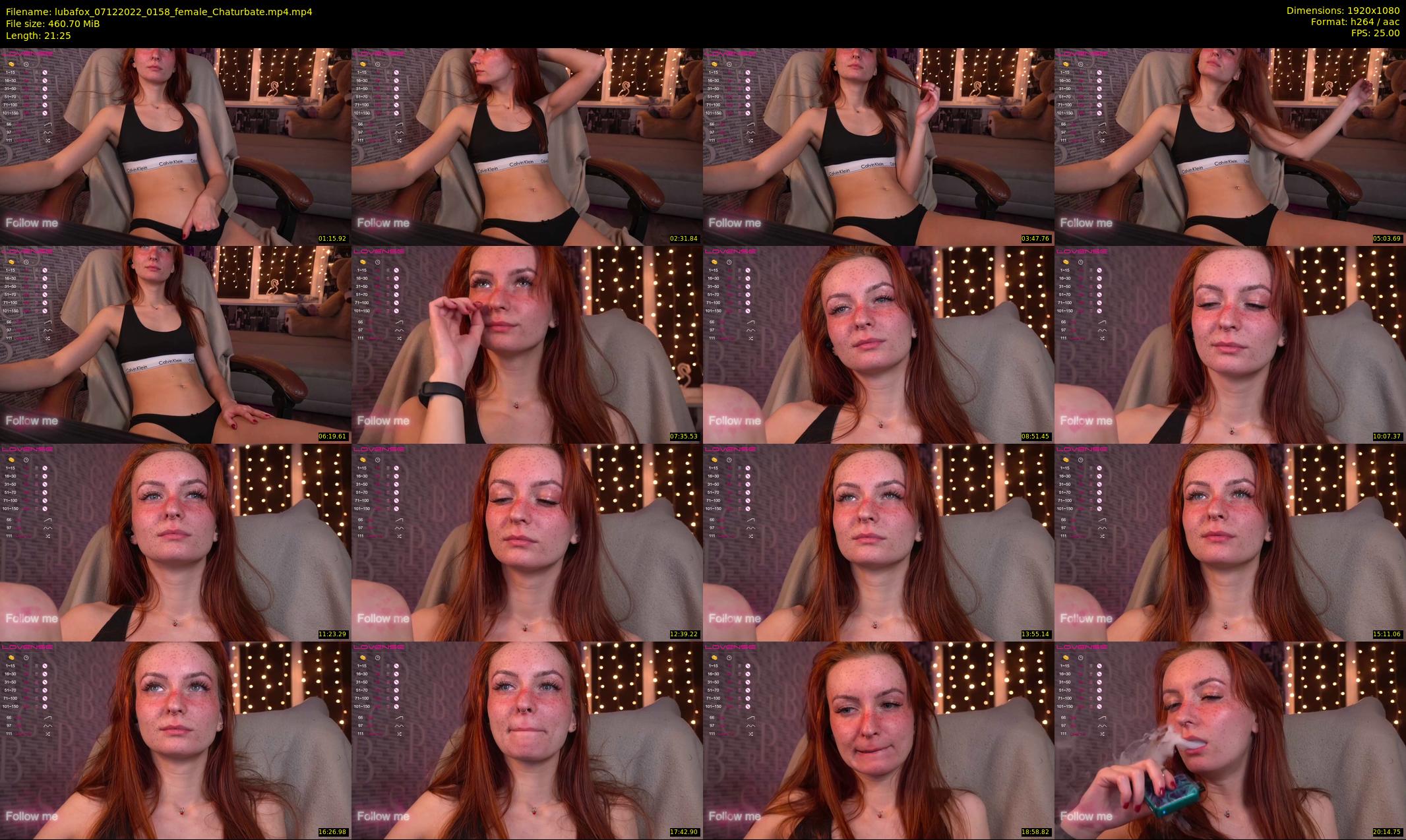lubafox — 22 minute Chaturbate female cam show recording, 1080p, Dec 7, 2022