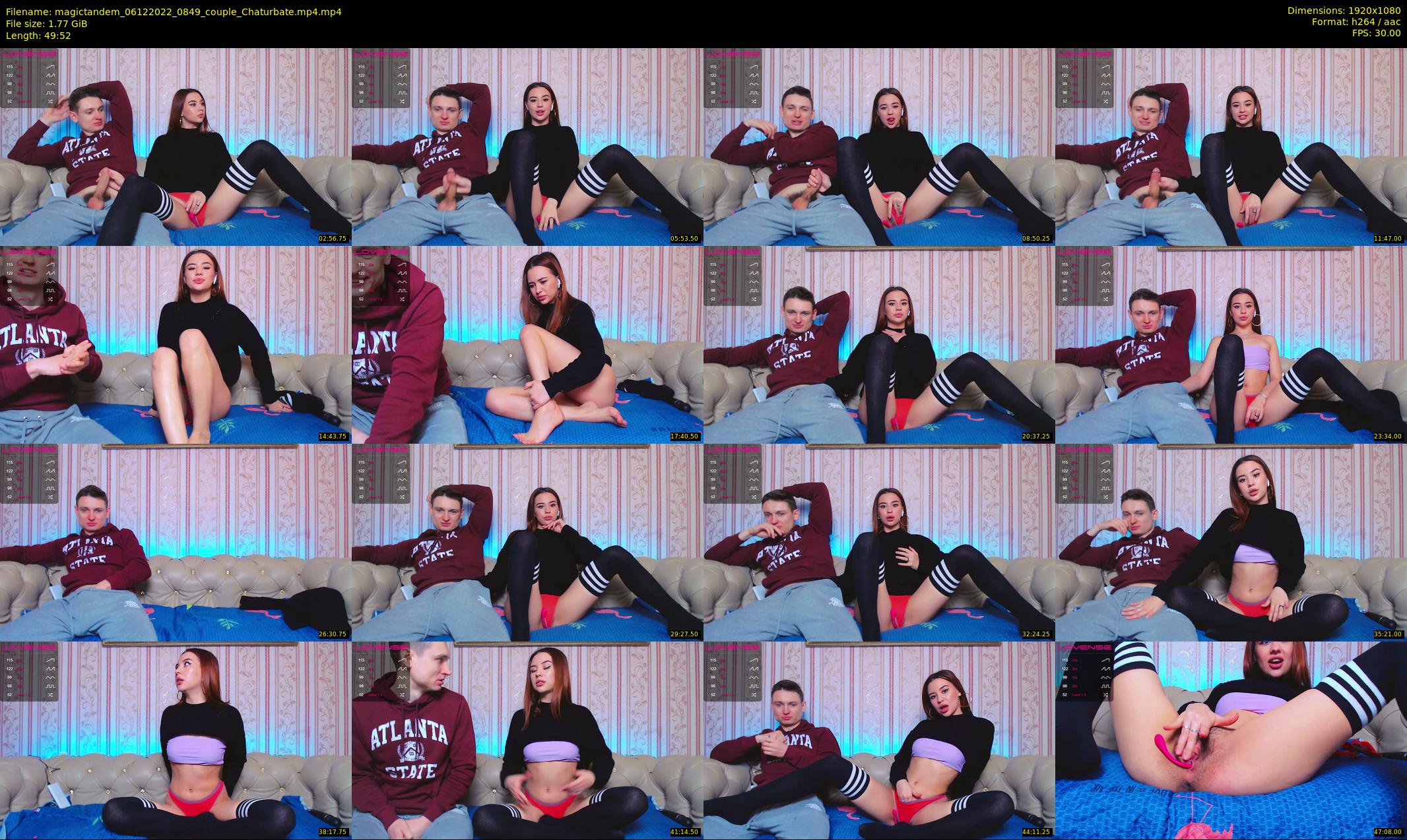 magictandem — 50 minute Chaturbate couple cam show recording, 1080p, Dec 6, 2022