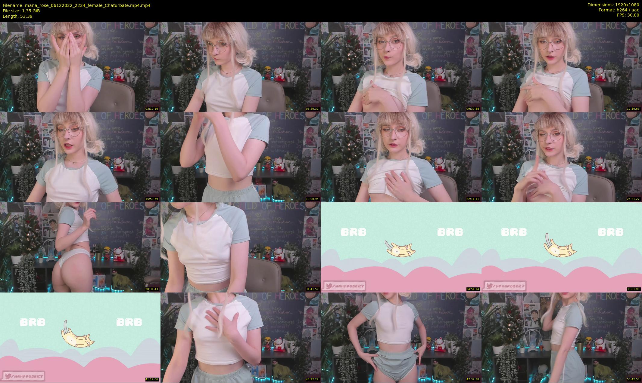 mana_rose — 54 minute Chaturbate female cam show recording, 1080p, Dec 6, 2022