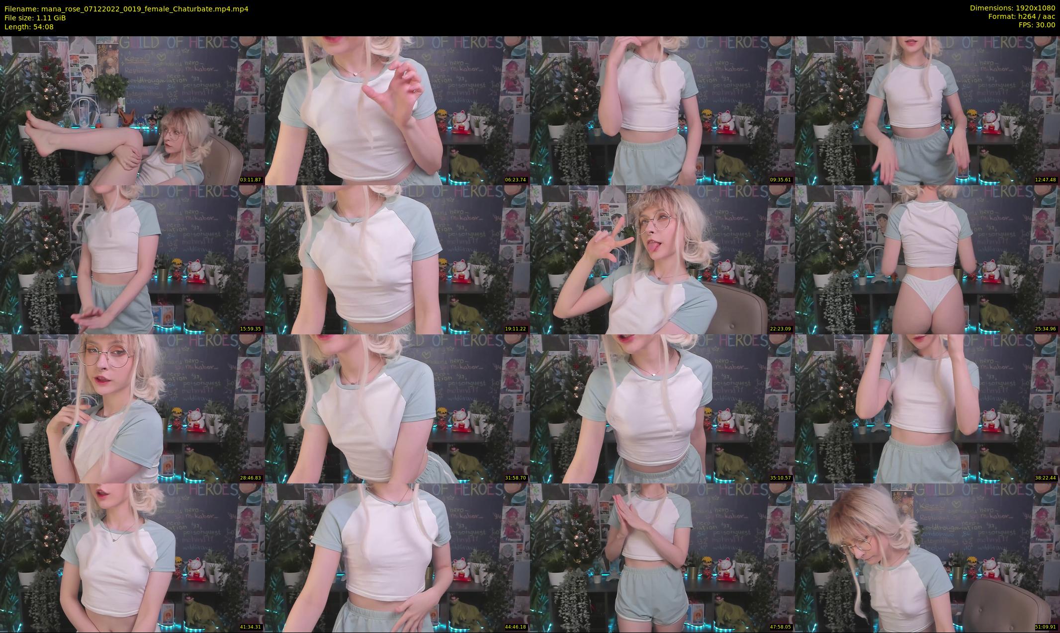 mana_rose — 55 minute Chaturbate female cam show recording, 1080p, Dec 7, 2022