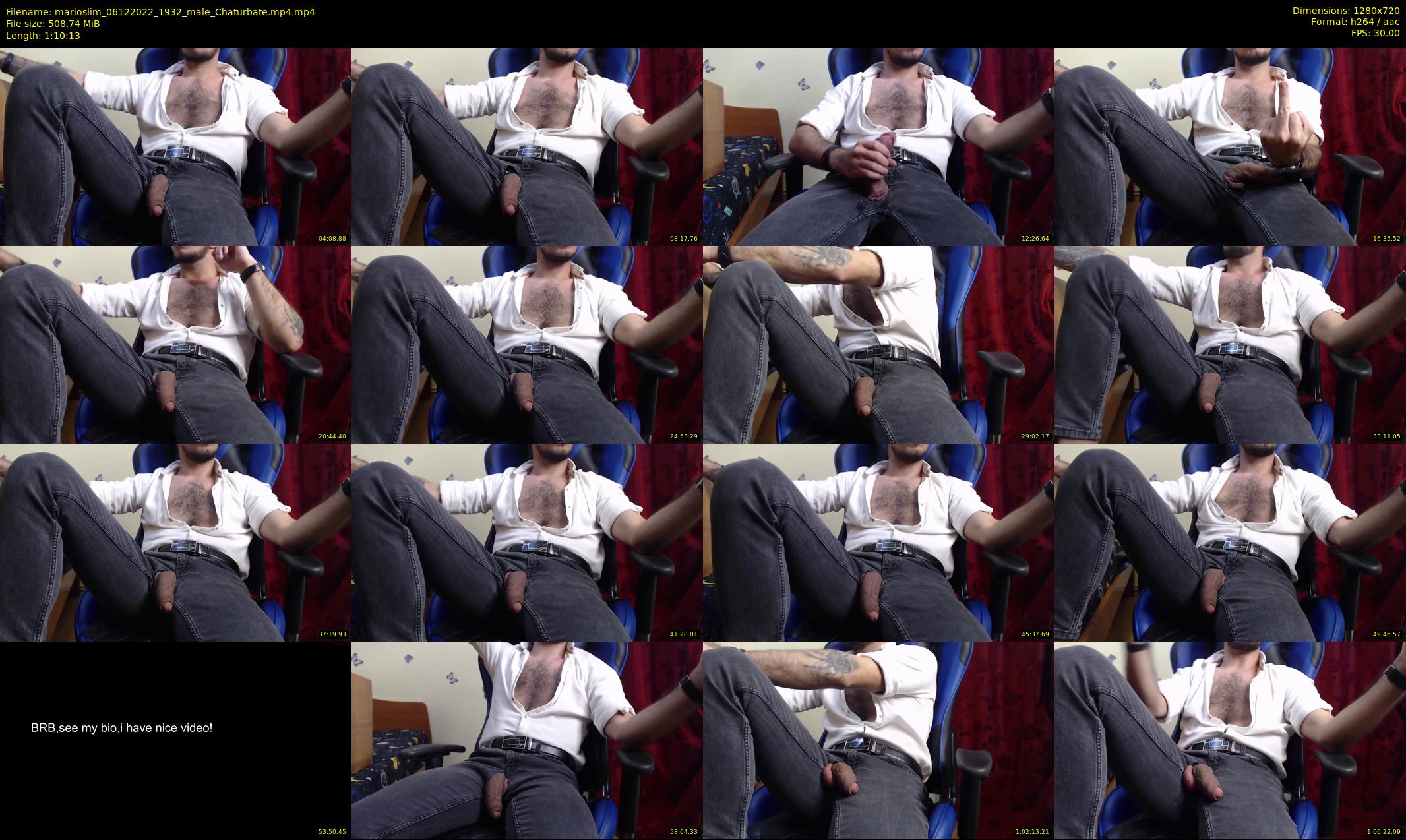 marioslim — 71 minute Chaturbate male cam show recording, 720p, Dec 6, 2022