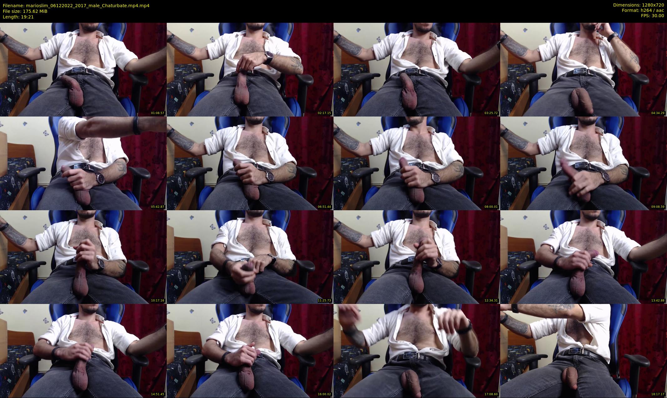 marioslim — 20 minute Chaturbate male cam show recording, 720p, Dec 6, 2022