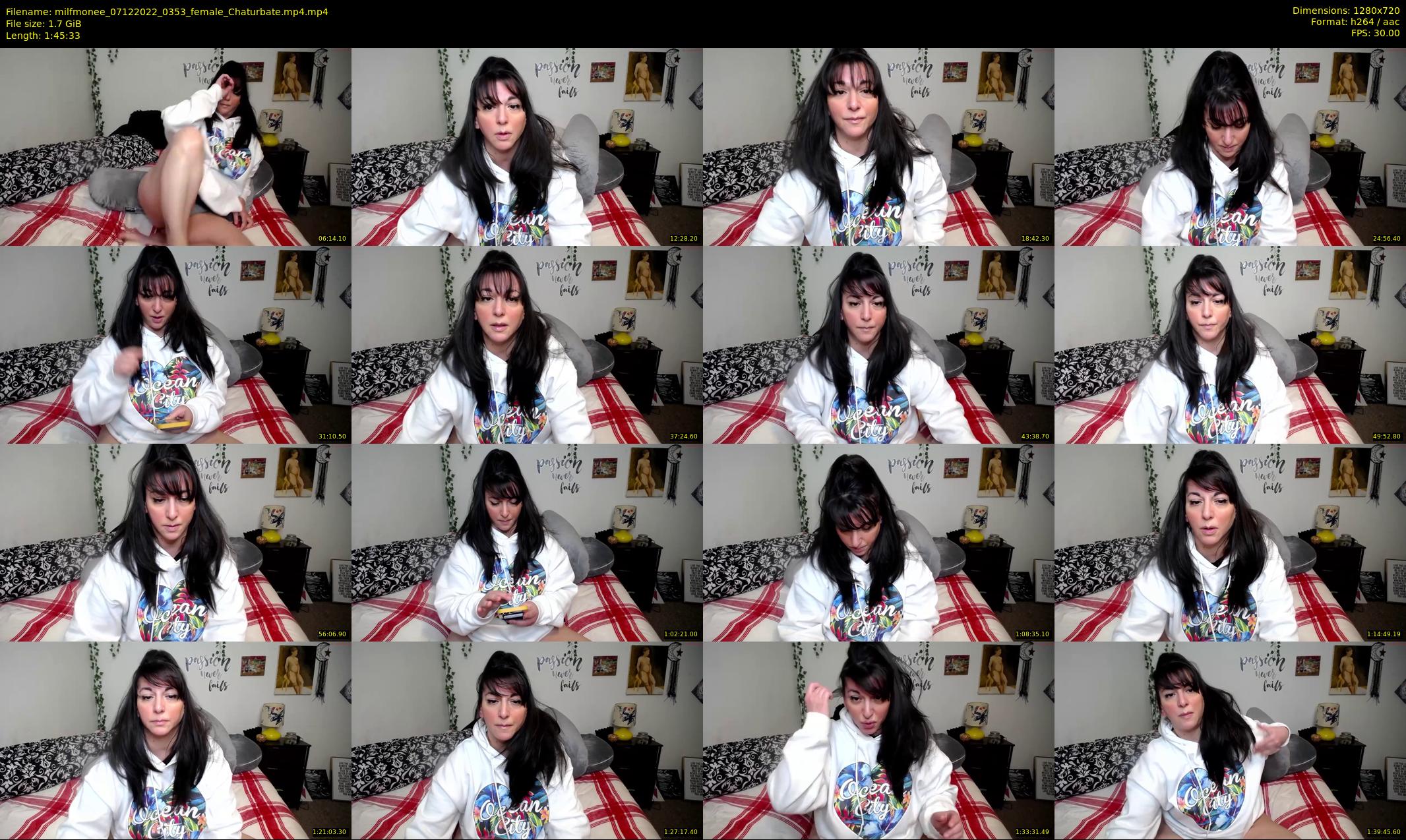 milfmonee — 106 minute Chaturbate female cam show recording, 720p, Dec 7, 2022
