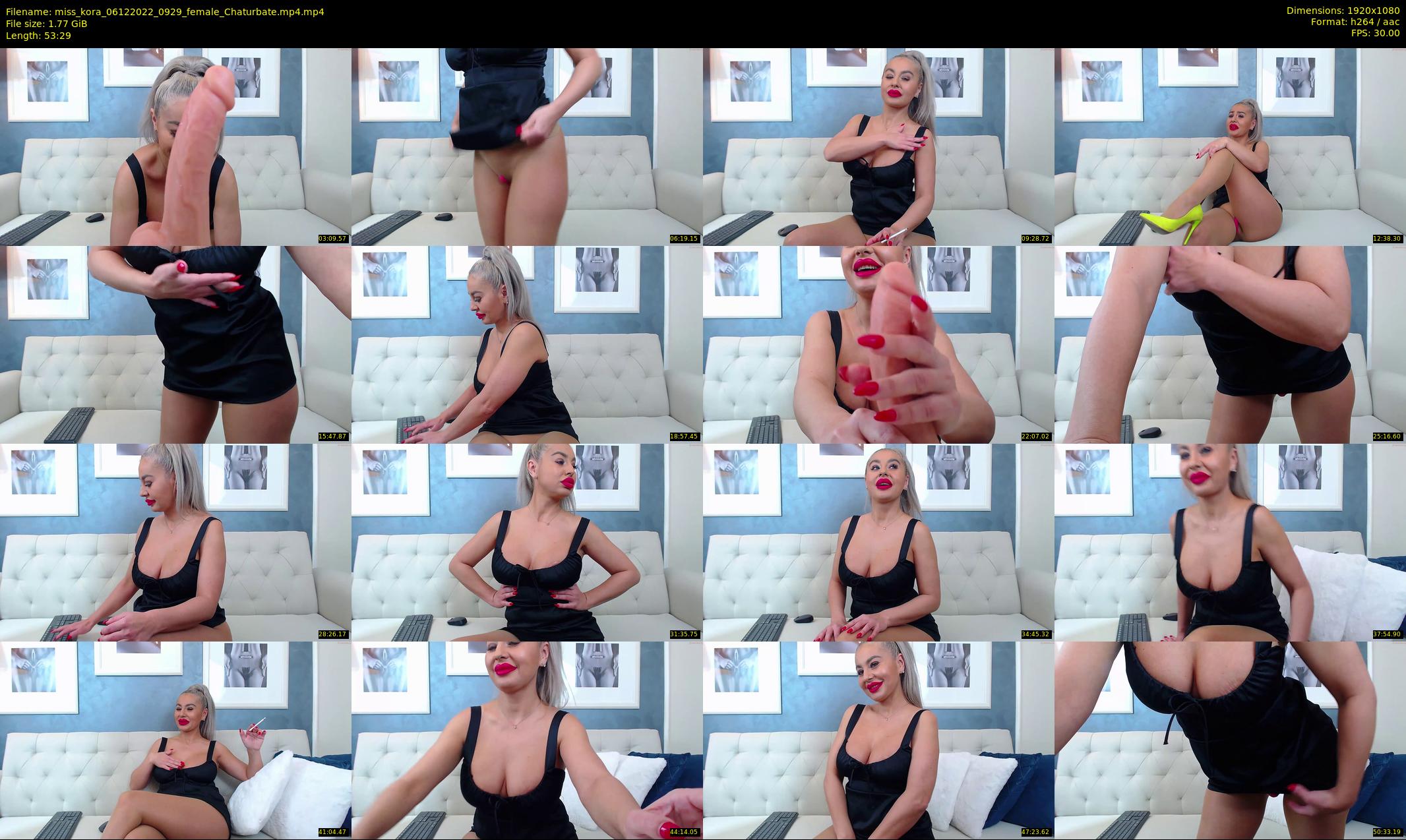 miss_kora — 54 minute Chaturbate female cam show recording, 1080p, Dec 6, 2022