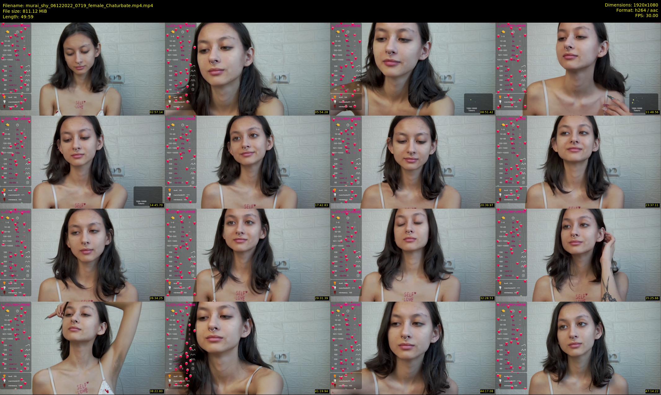 murai_shy — 50 minute Chaturbate female cam show recording, 1080p, Dec 6, 2022