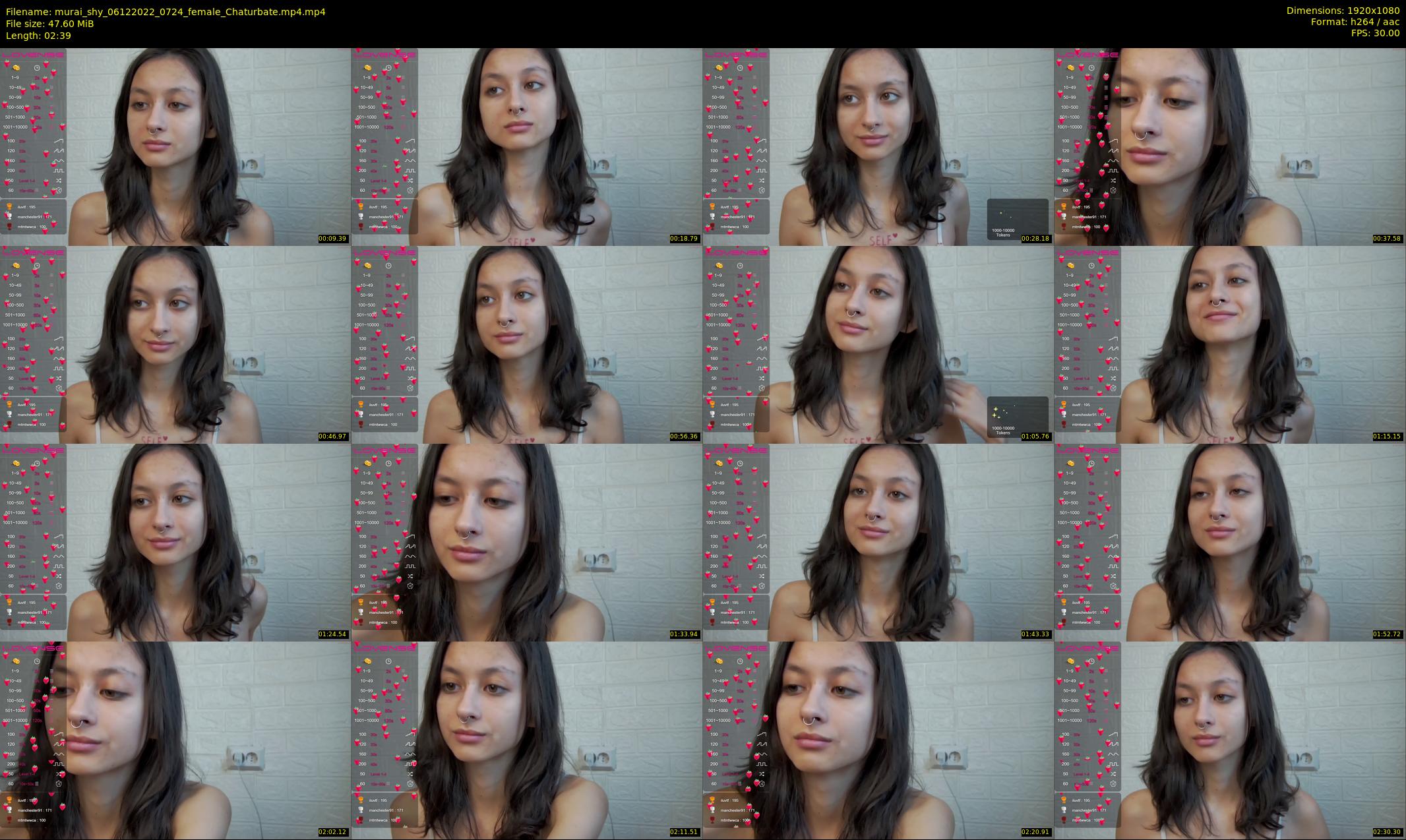 murai_shy — 3 minute Chaturbate female cam show recording, 1080p, Dec 6, 2022