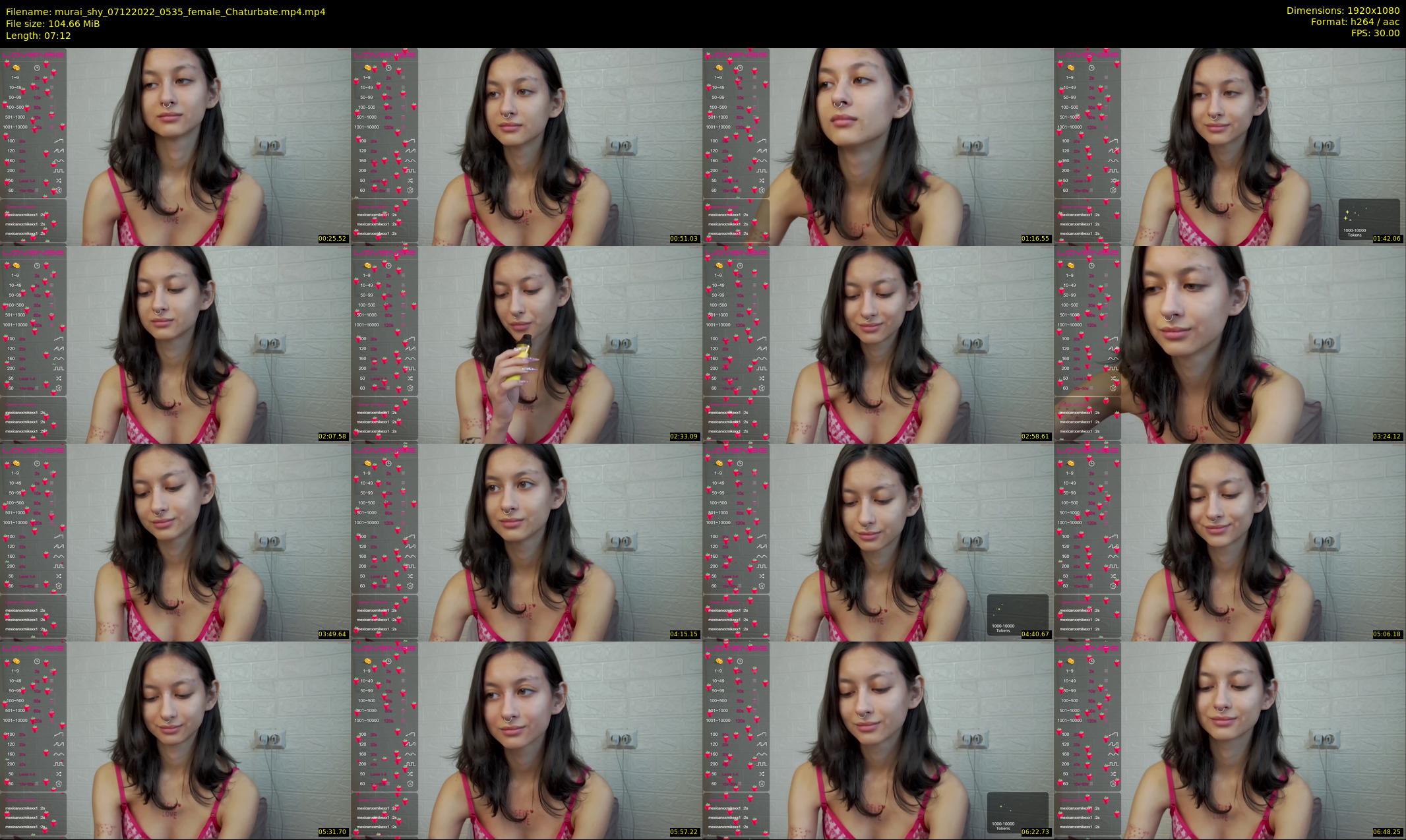 murai_shy — 8 minute Chaturbate female cam show recording, 1080p, Dec 7, 2022