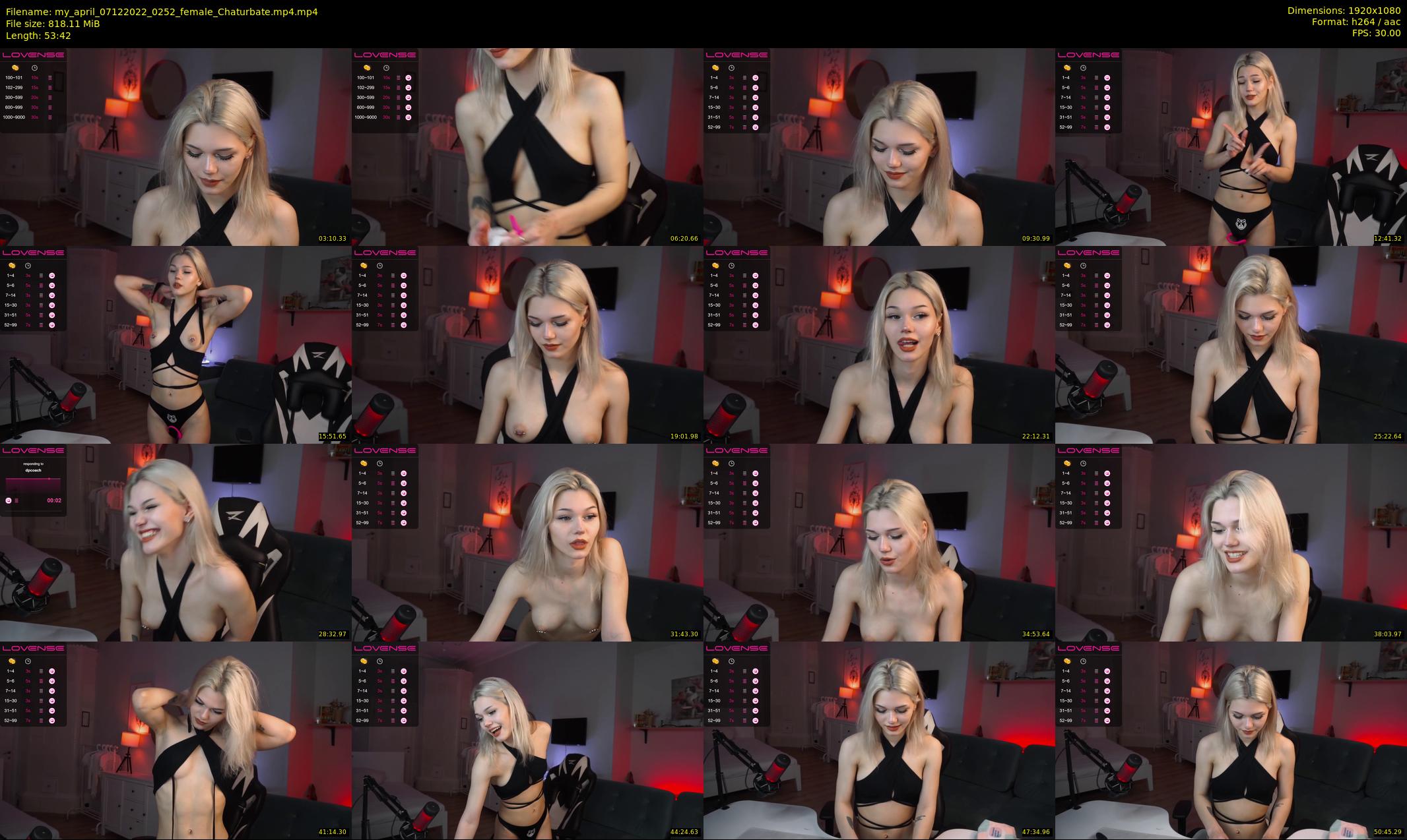 my_april — 54 minute Chaturbate female cam show recording, 1080p, Dec 7, 2022