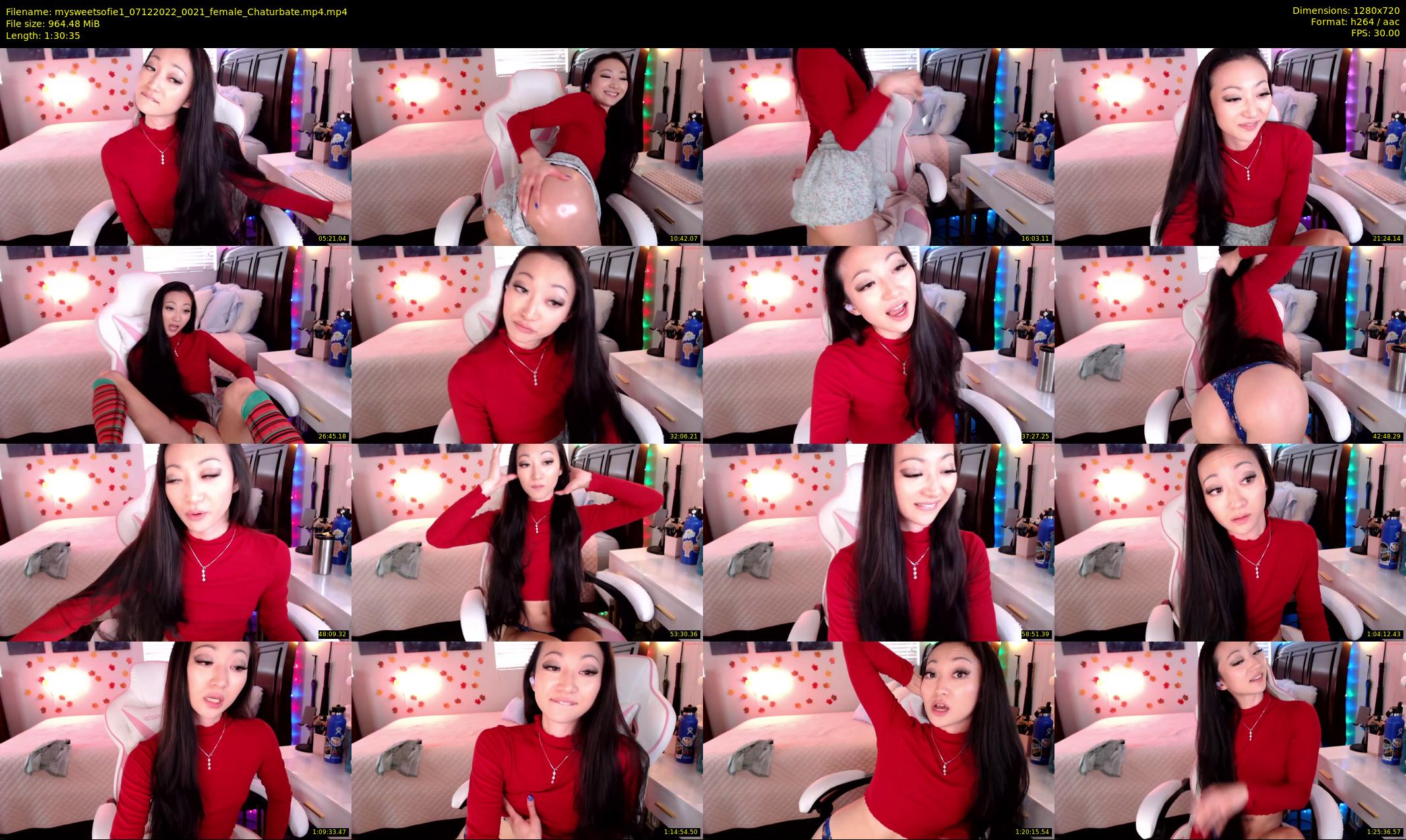 mysweetsofie1 — 91 minute Chaturbate female cam show recording, 720p, Dec 7, 2022
