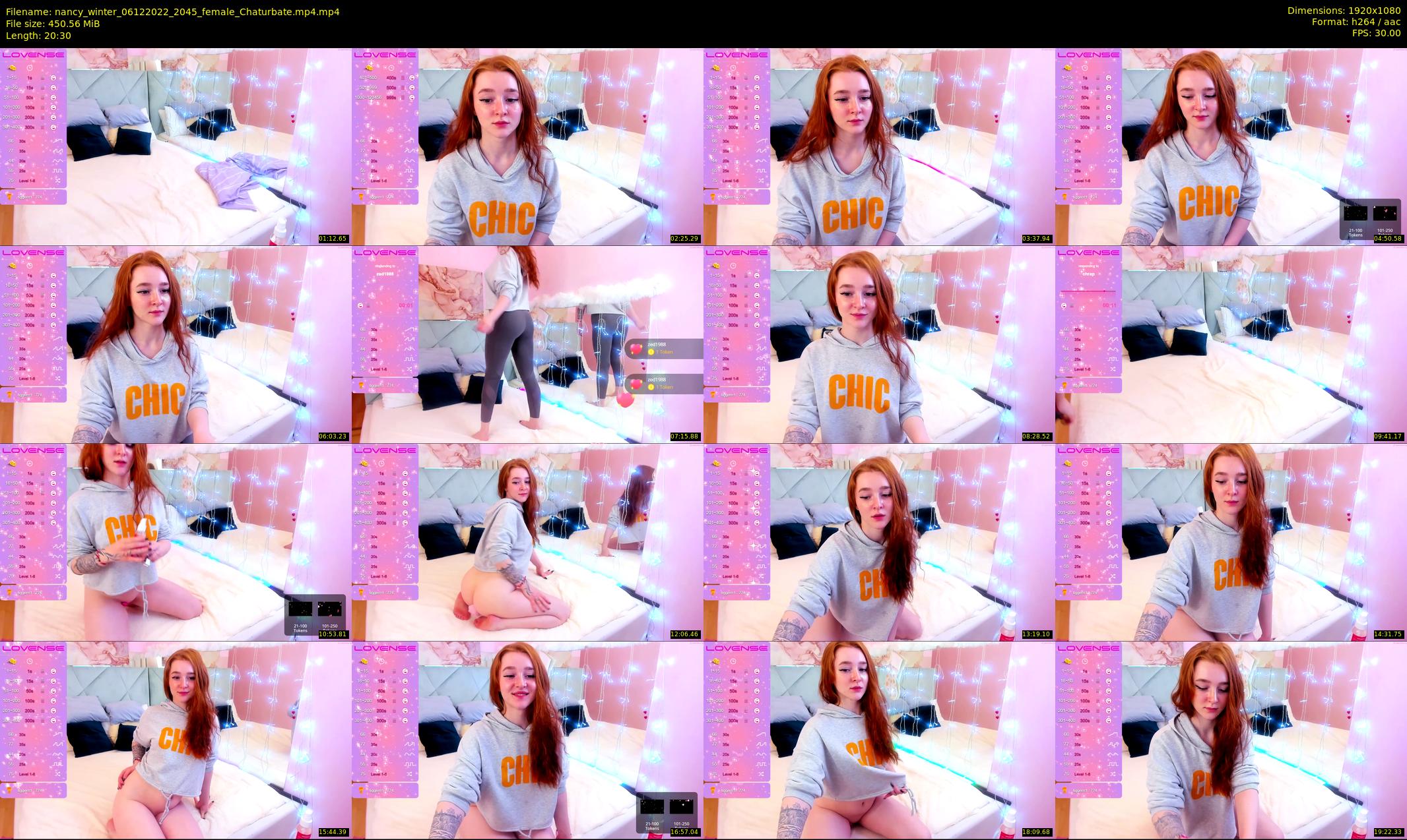nancy_winter — 21 minute Chaturbate female cam show recording, 1080p, Dec 6, 2022