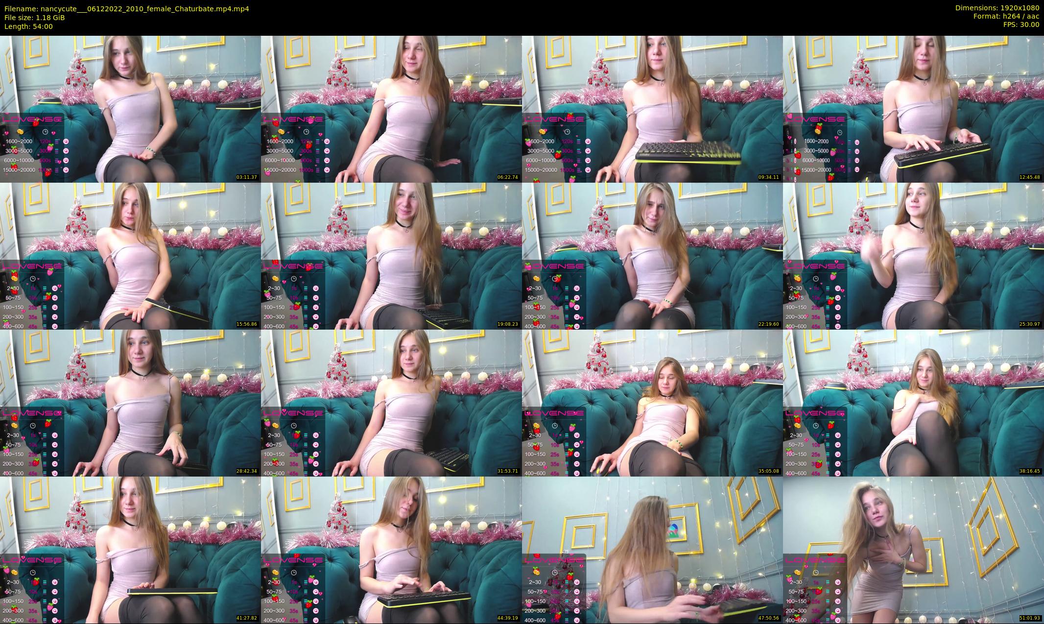 nancycute__ — 54 minute Chaturbate female cam show recording, 1080p, Dec 6, 2022