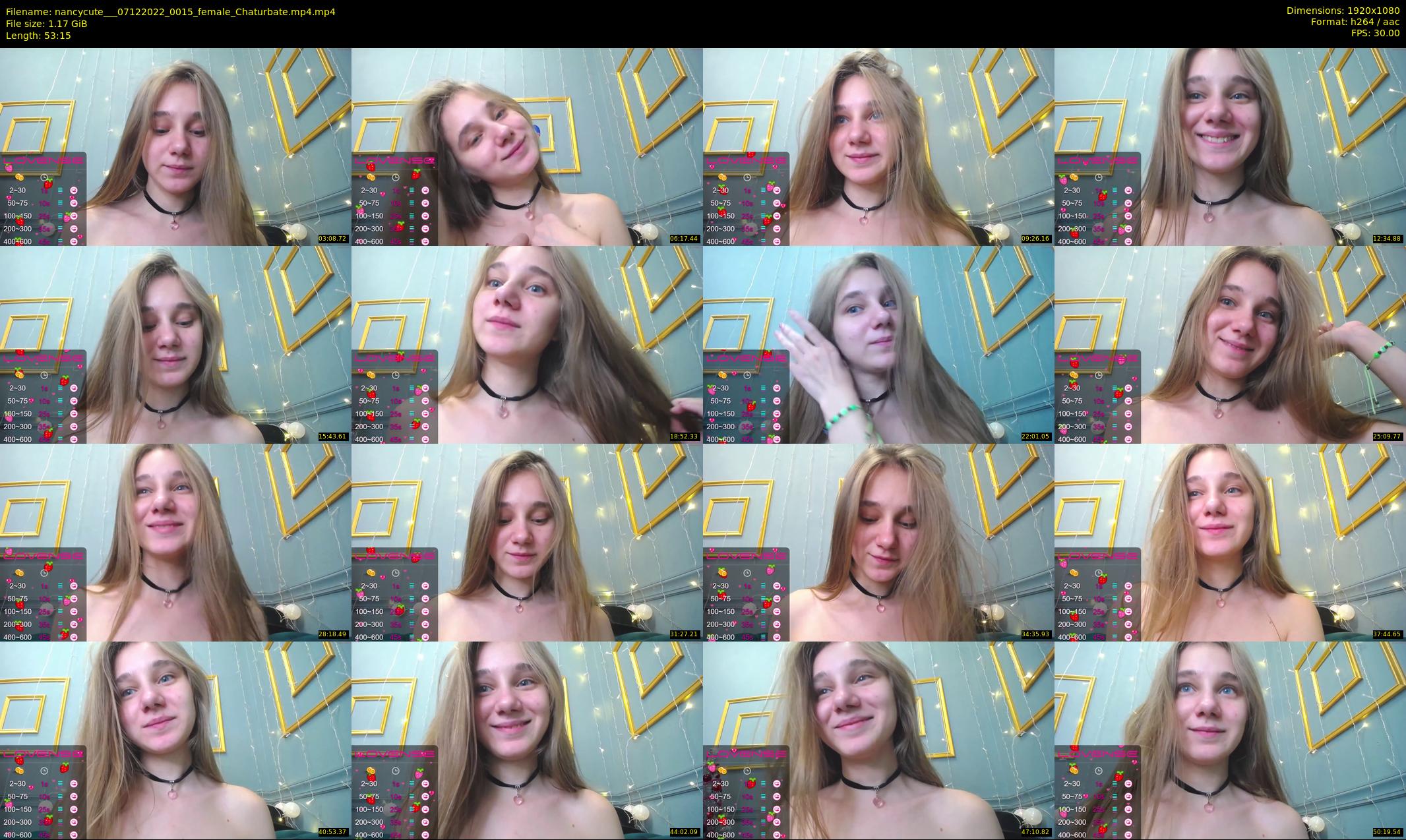 nancycute__ — 54 minute Chaturbate female cam show recording, 1080p, Dec 7, 2022