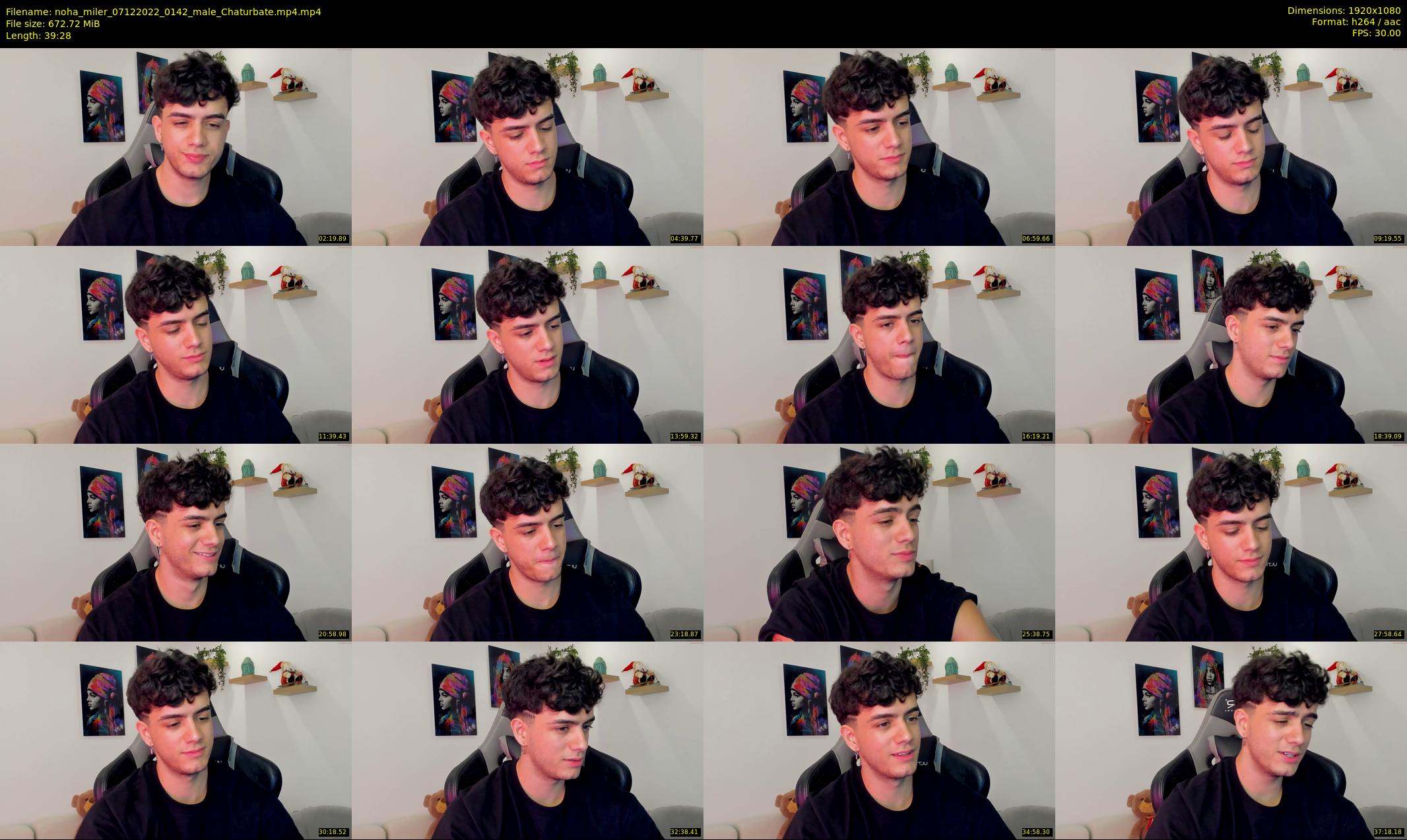 noha_miler — 40 minute Chaturbate male cam show recording, 1080p, Dec 7, 2022