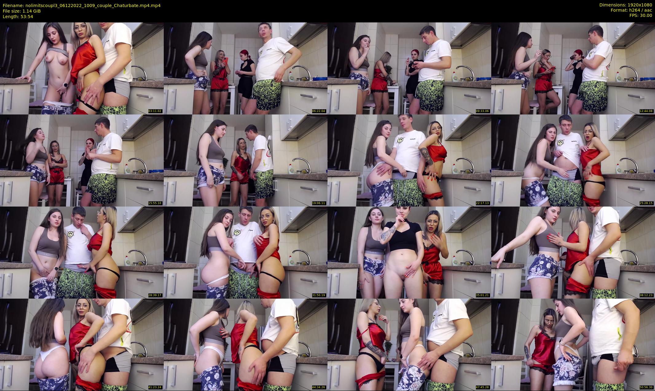 nolimitscoupl3 — 54 minute Chaturbate couple cam show recording, 1080p, Dec 6, 2022