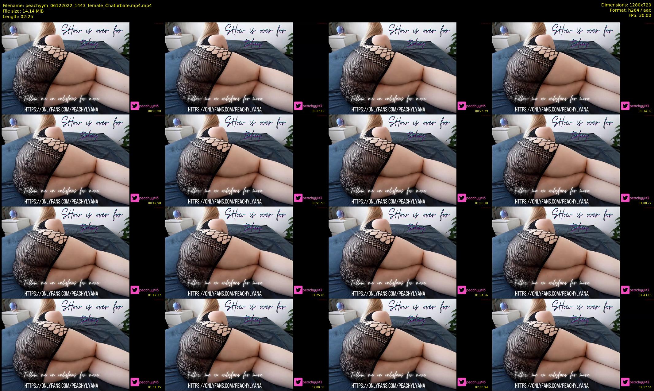 peachyym — 3 minute Chaturbate female cam show recording, 720p, Dec 6, 2022