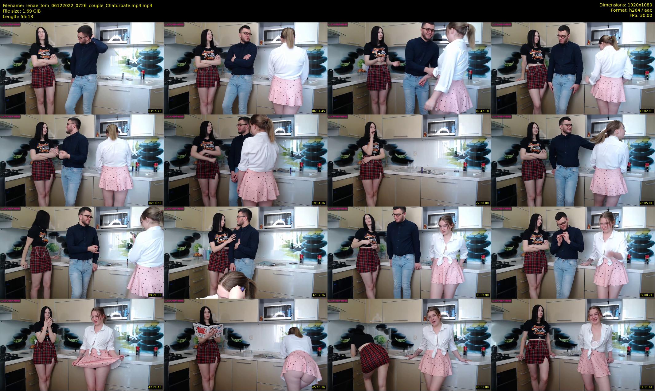 renae_tom — 56 minute Chaturbate couple cam show recording, 1080p, Dec 6, 2022