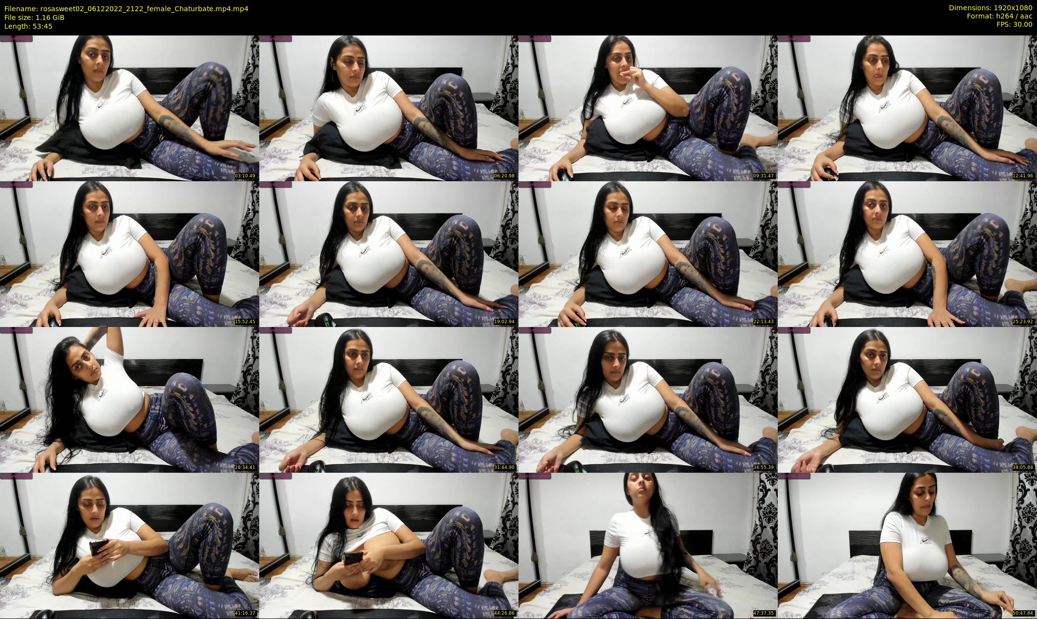 rosasweet02 — 54 minute Chaturbate female cam show recording, 1080p, Dec 6, 2022