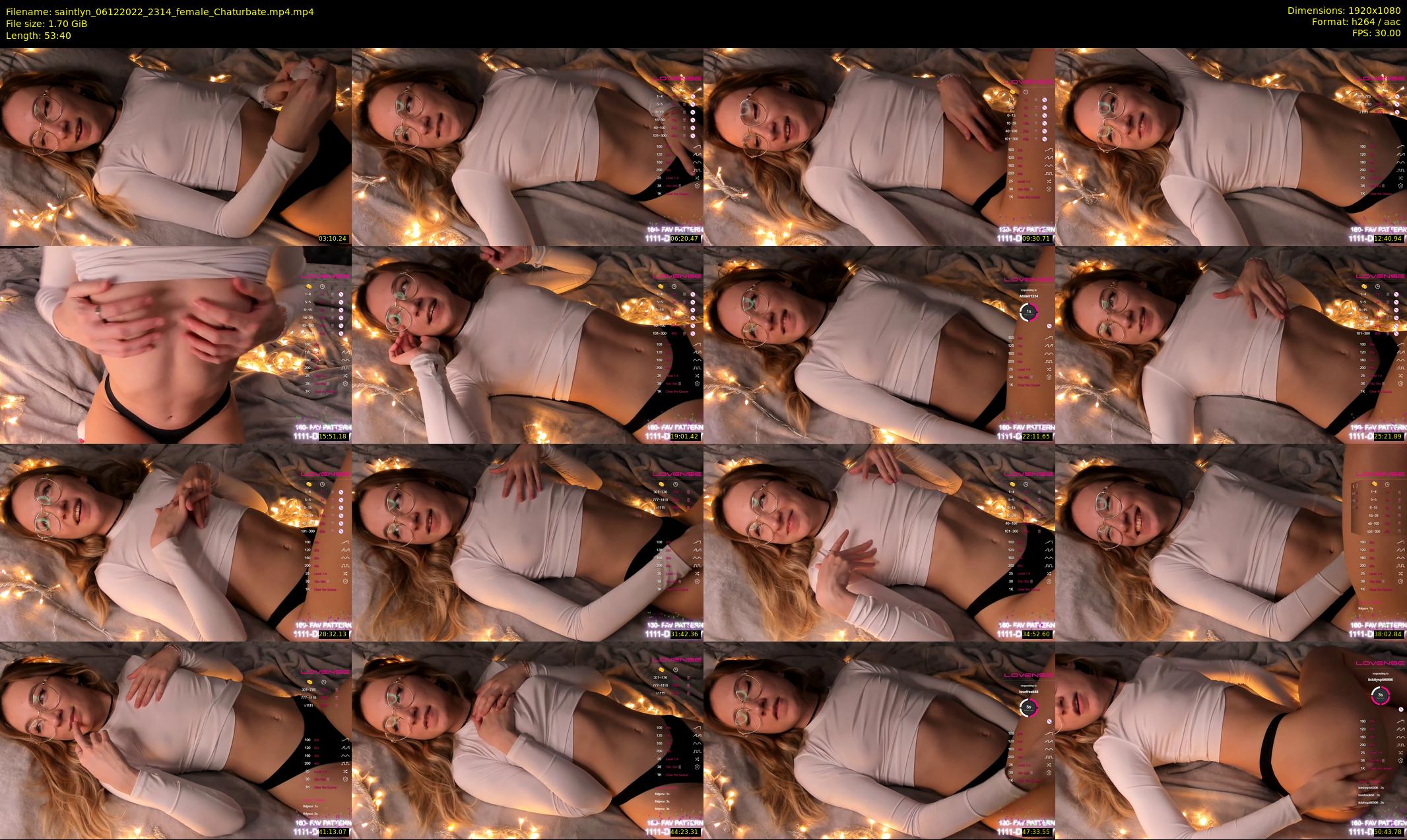 saintlyn — 54 minute Chaturbate female cam show recording, 1080p, Dec 6, 2022