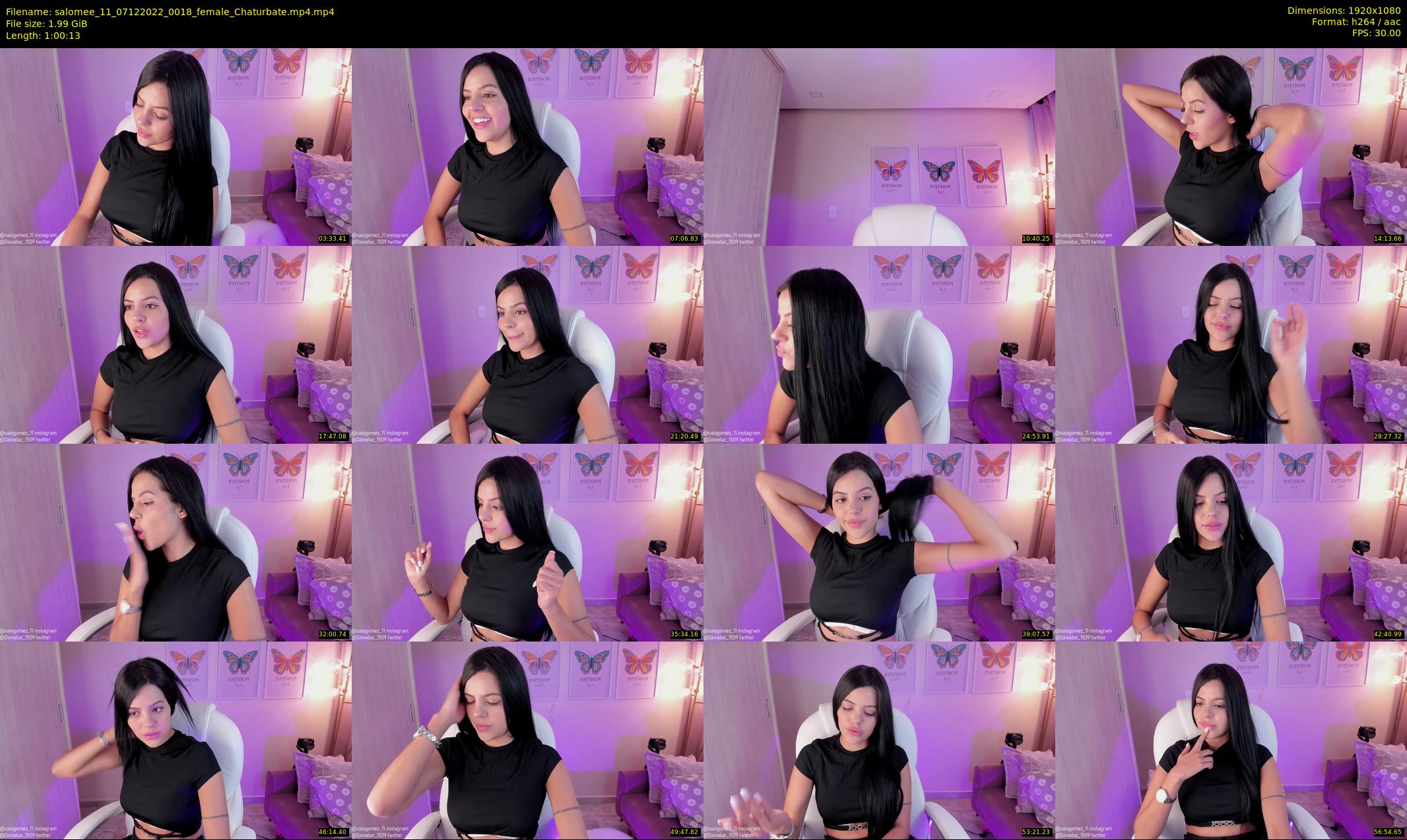 salomee_11 — 61 minute Chaturbate female cam show recording, 1080p, Dec 7, 2022