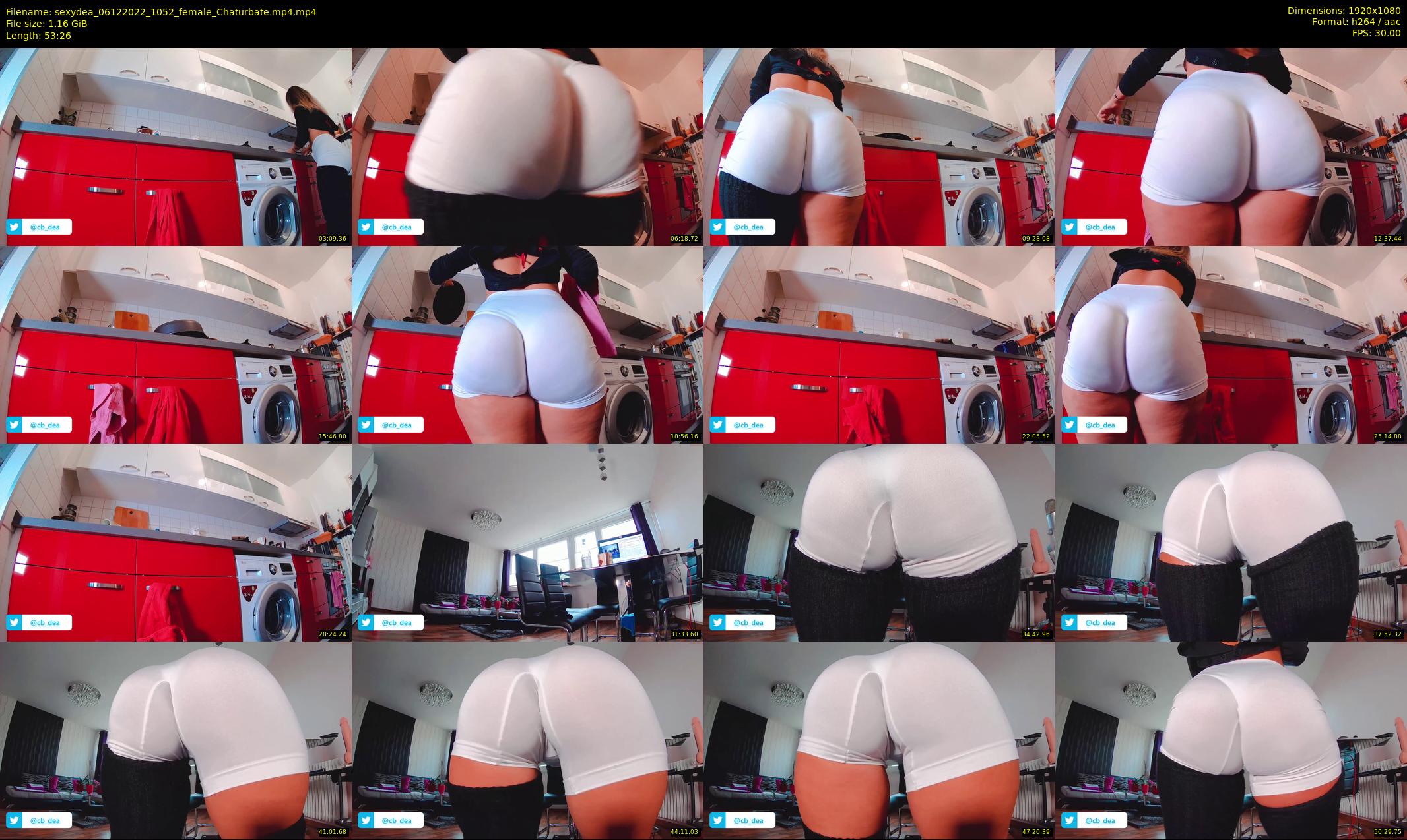 sexydea — 54 minute Chaturbate female cam show recording, 1080p, Dec 6, 2022