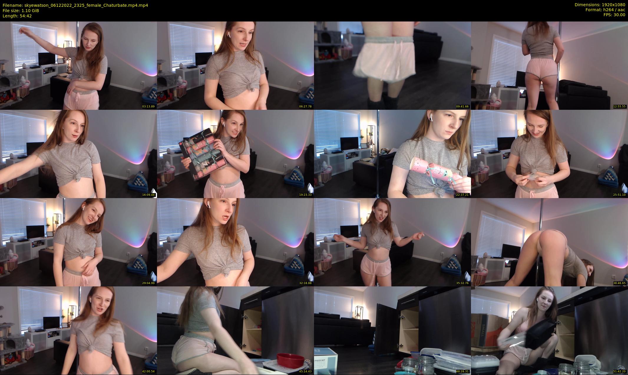 skyewatson — 55 minute Chaturbate female cam show recording, 1080p, Dec 6, 2022