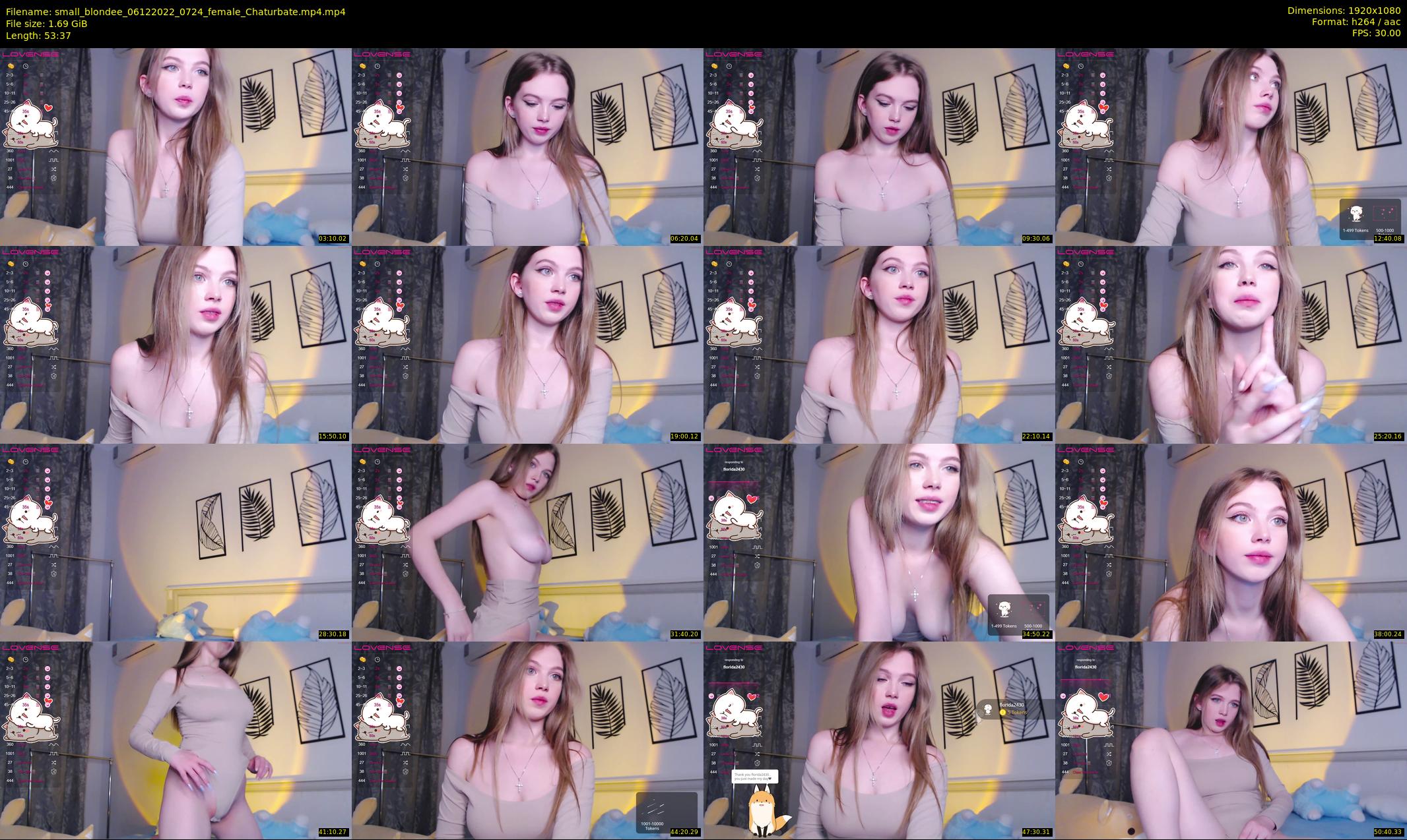 small_blondee — 54 minute Chaturbate female cam show recording, 1080p, Dec 6, 2022