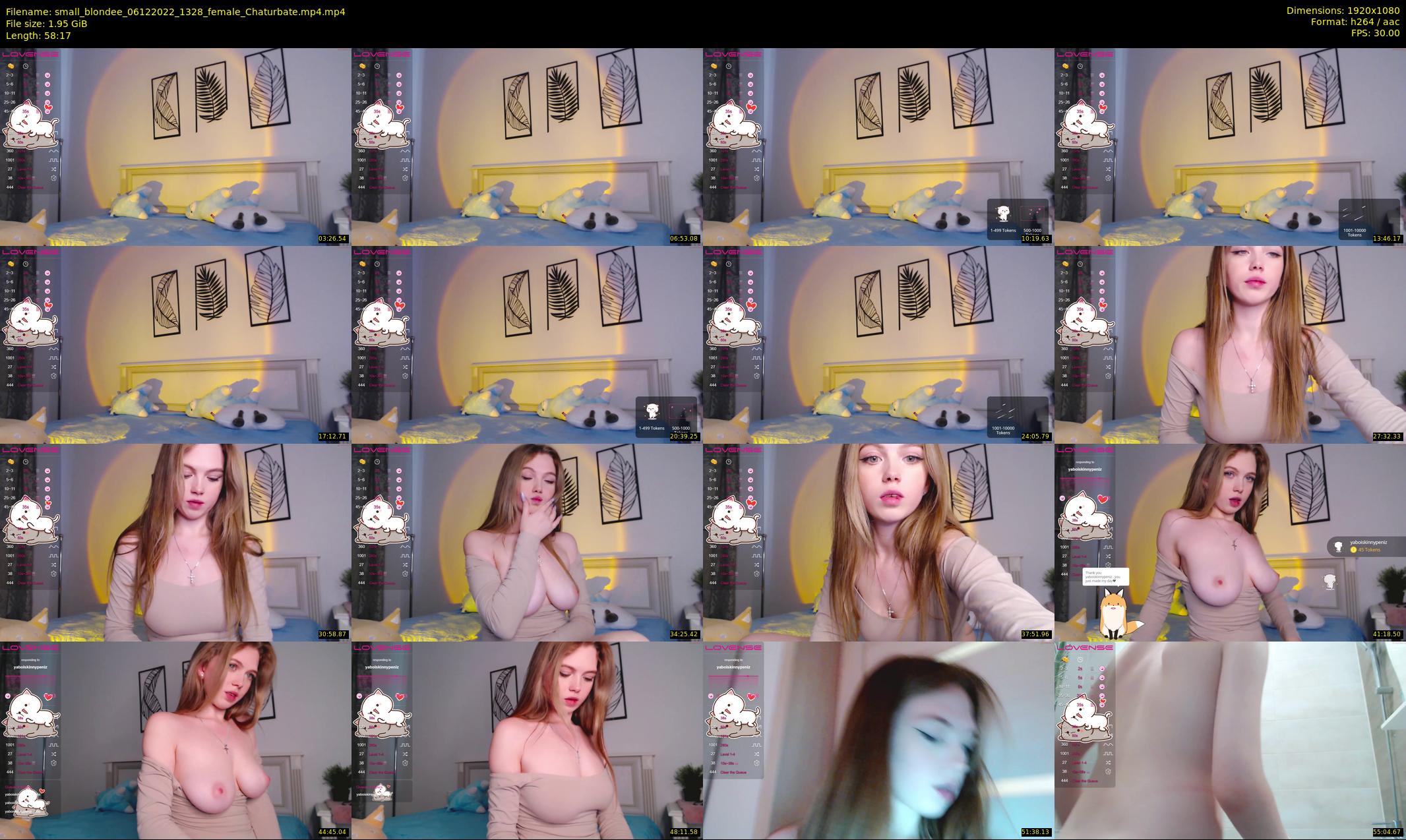 small_blondee — 59 minute Chaturbate female cam show recording, 1080p, Dec 6, 2022