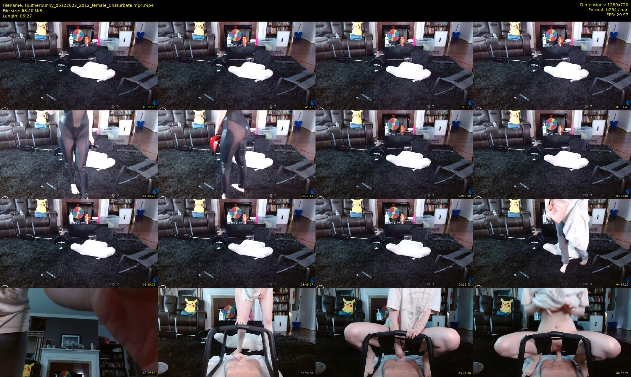 southerbunny — 7 minute Chaturbate female cam show recording, 720p, Dec 6, 2022