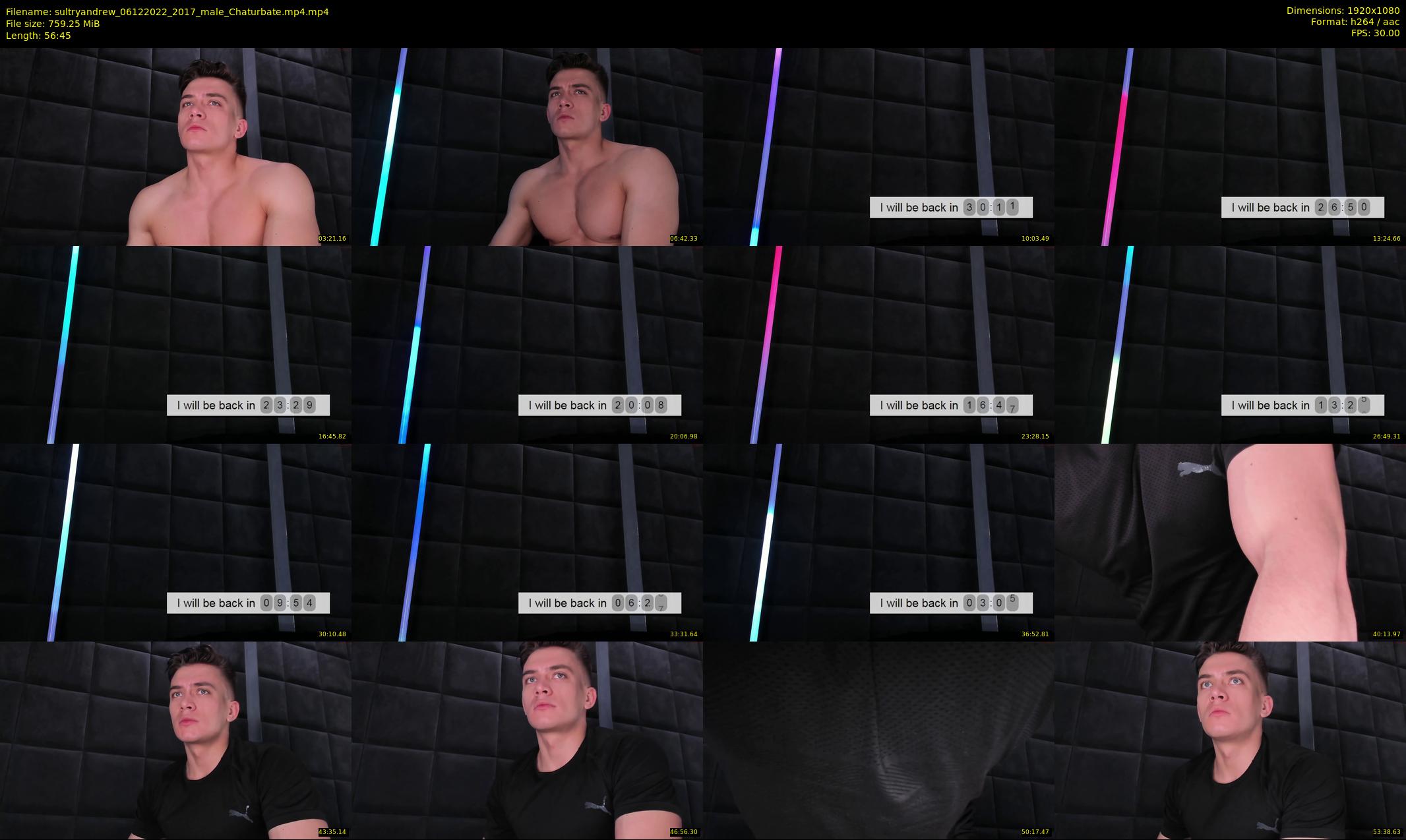 sultryandrew — 57 minute Chaturbate male cam show recording, 1080p, Dec 6, 2022
