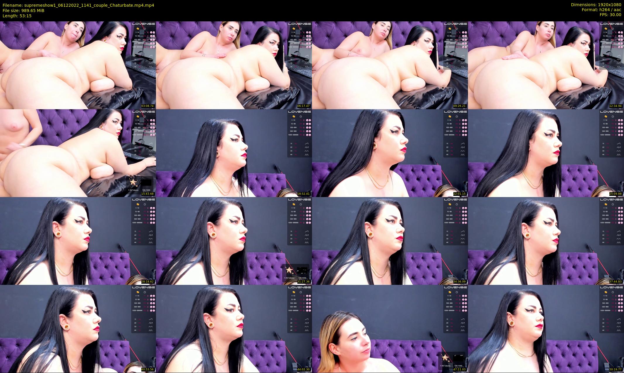 supremeshow1 — 54 minute Chaturbate couple cam show recording, 1080p, Dec 6, 2022