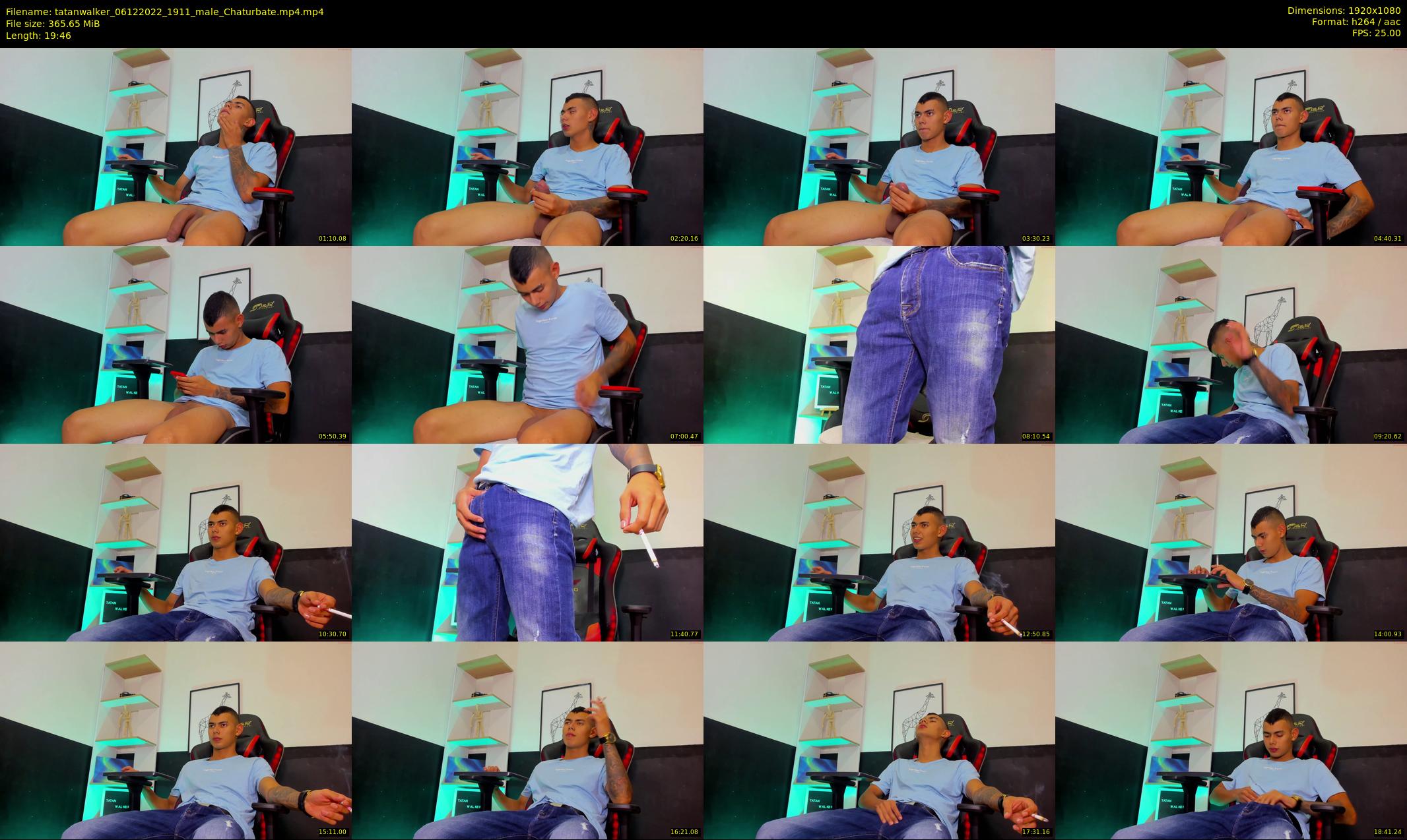 tatanwalker — 20 minute Chaturbate male cam show recording, 1080p, Dec 6, 2022
