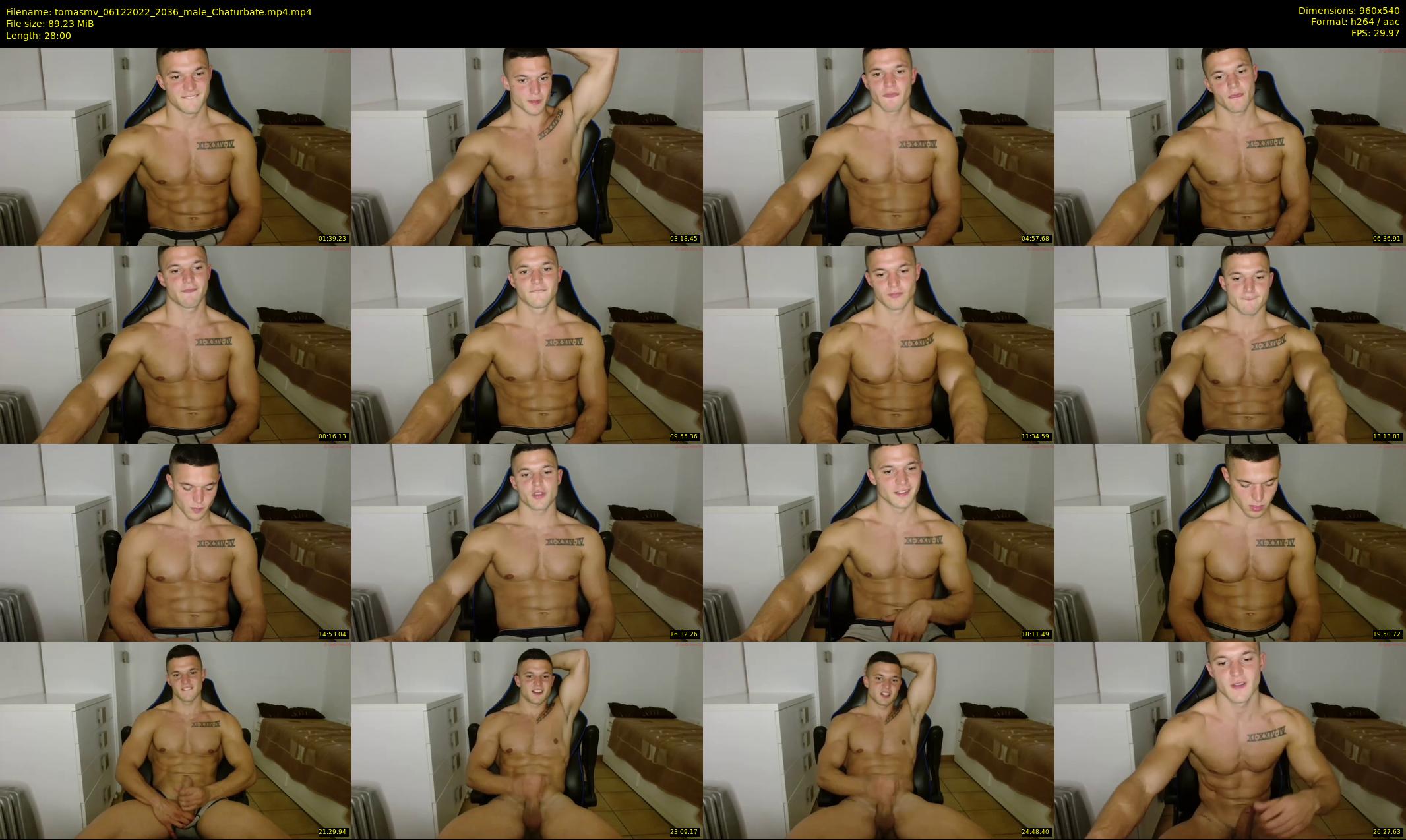 tomasmv — 28 minute Chaturbate male cam show recording, 480p, Dec 6, 2022