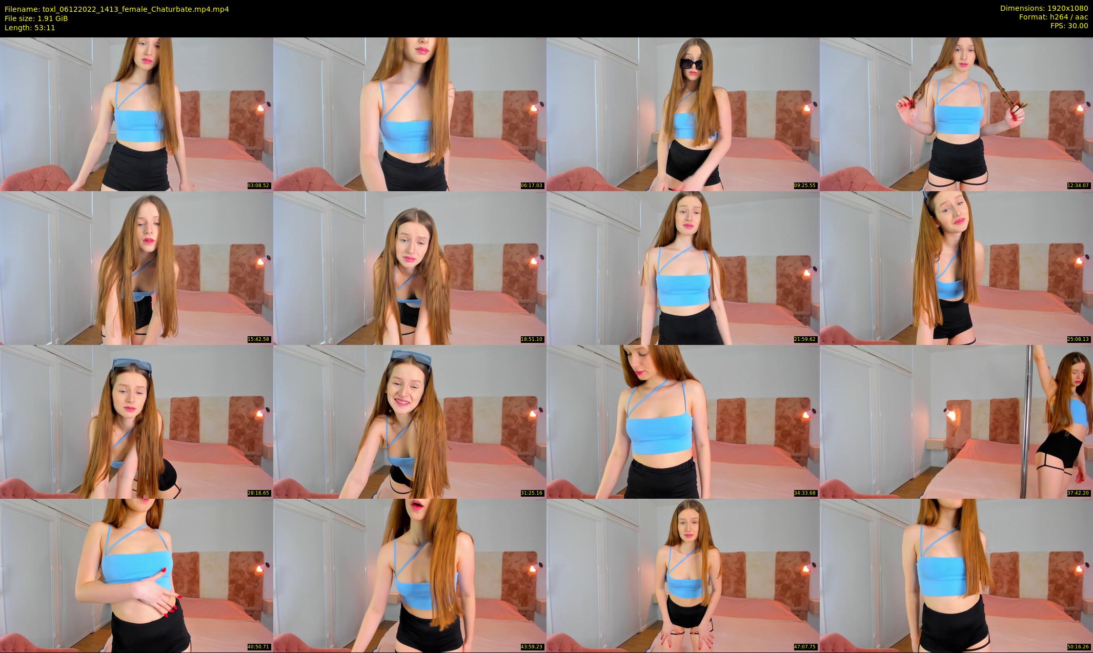 toxl — 54 minute Chaturbate female cam show recording, 1080p, Dec 6, 2022