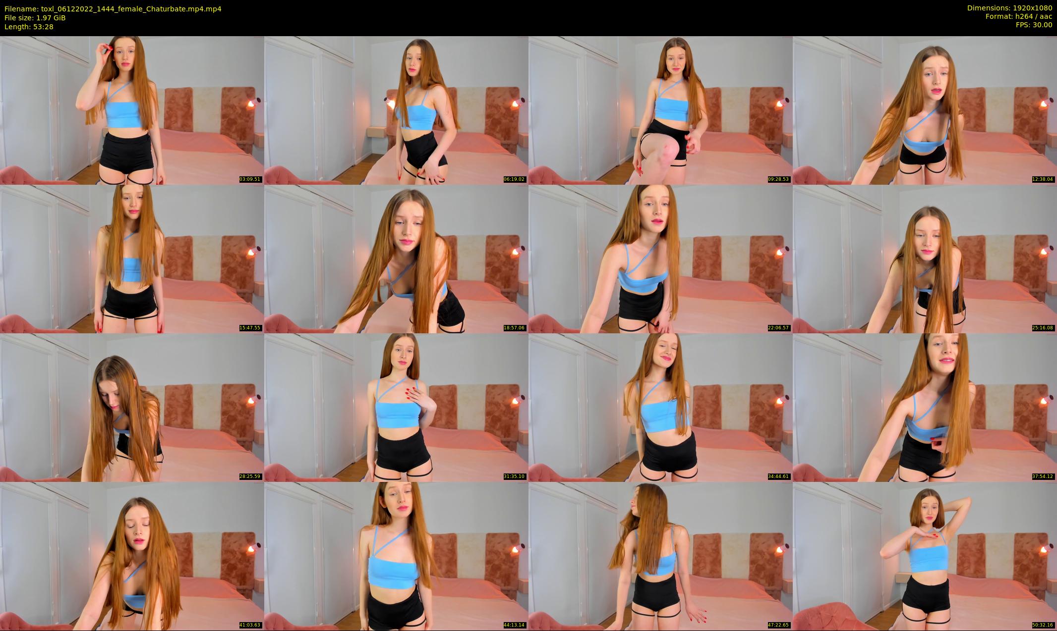 toxl — 54 minute Chaturbate female cam show recording, 1080p, Dec 6, 2022