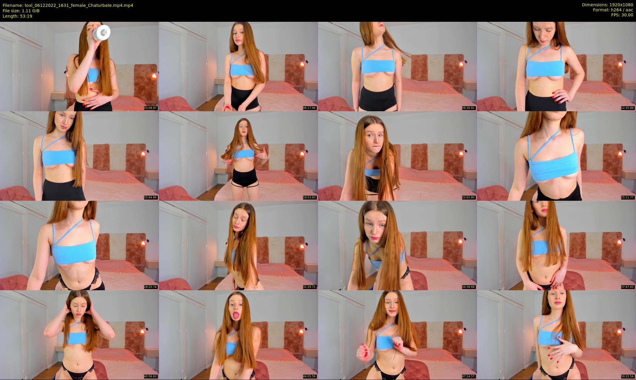 toxl — 54 minute Chaturbate female cam show recording, 1080p, Dec 6, 2022